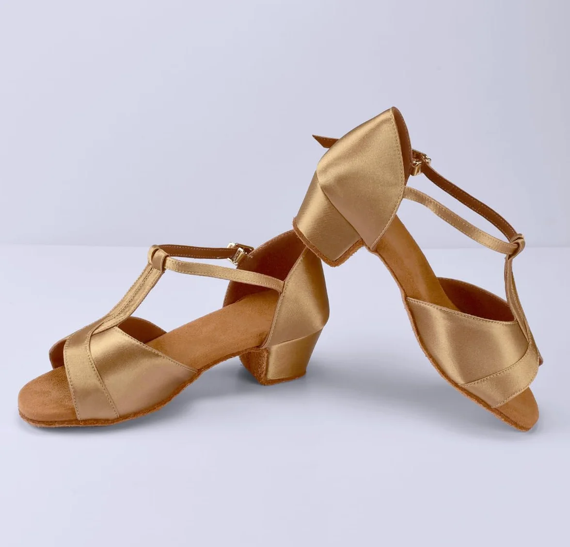 Donna Bambina Scarpe da Ballo Latino Sala Liscio Danza Moderna Raso
