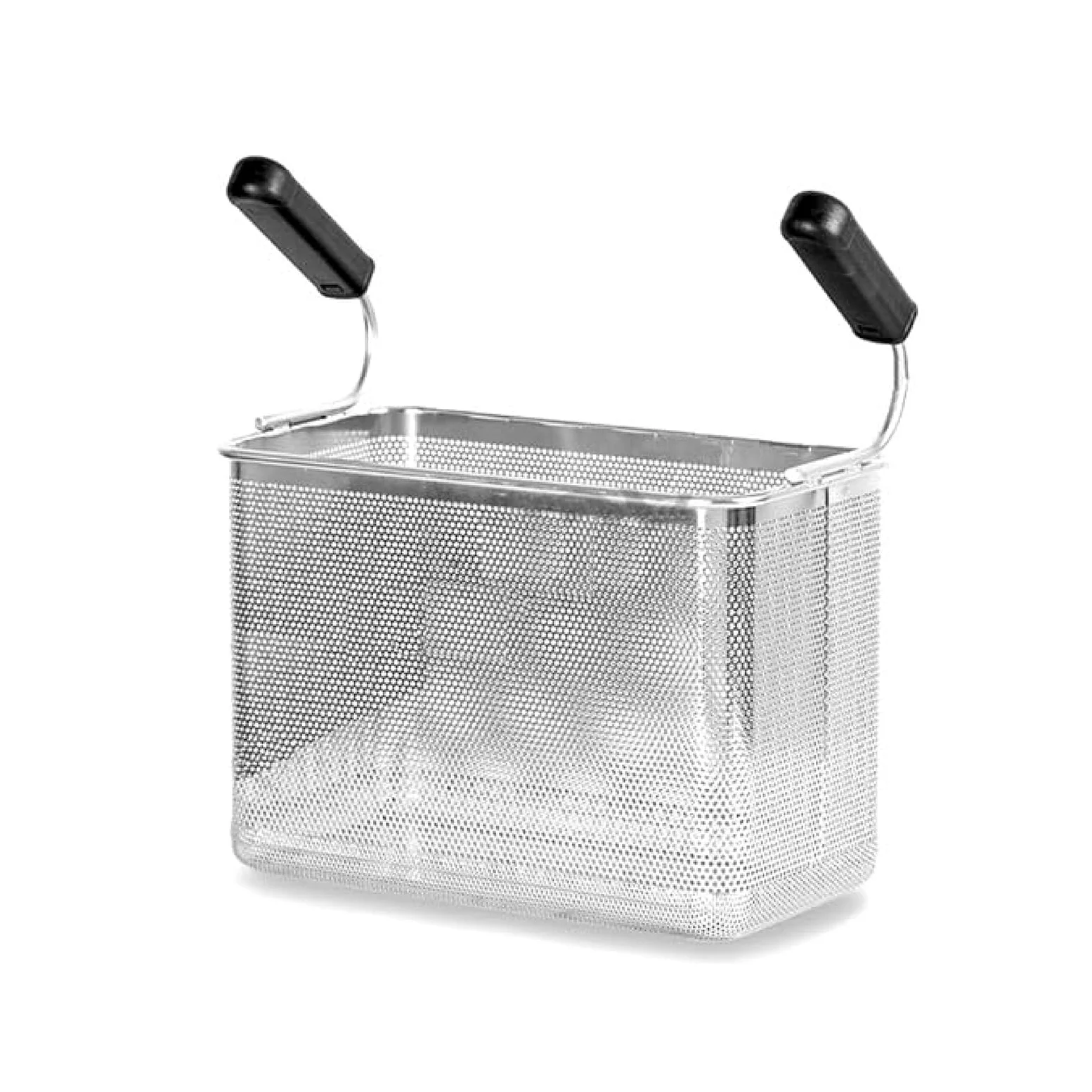 SENO & SENO Cestello Cuocipasta Universale 1/3 in Acciaio Inossidabile 29x16x20 cm – Manico Pieghevole Ergonomico – Resistente, Lavabile in Lavastoviglie, Utilizzo prolungato
