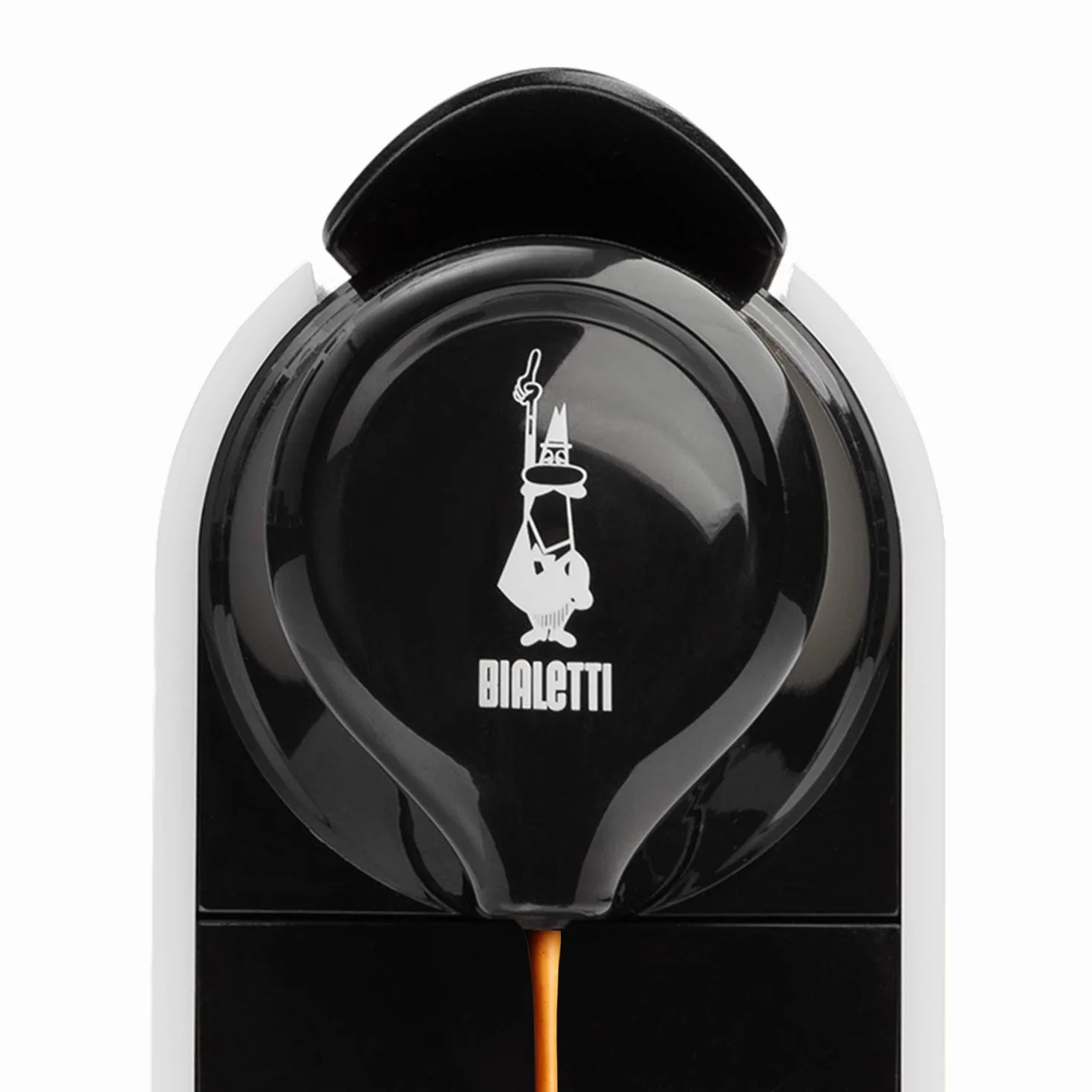 Bialetti Gioia, Macchina Caffè Espresso Incluse 32 Capsule, Funziona esclusivamente con Capsule, Bianco