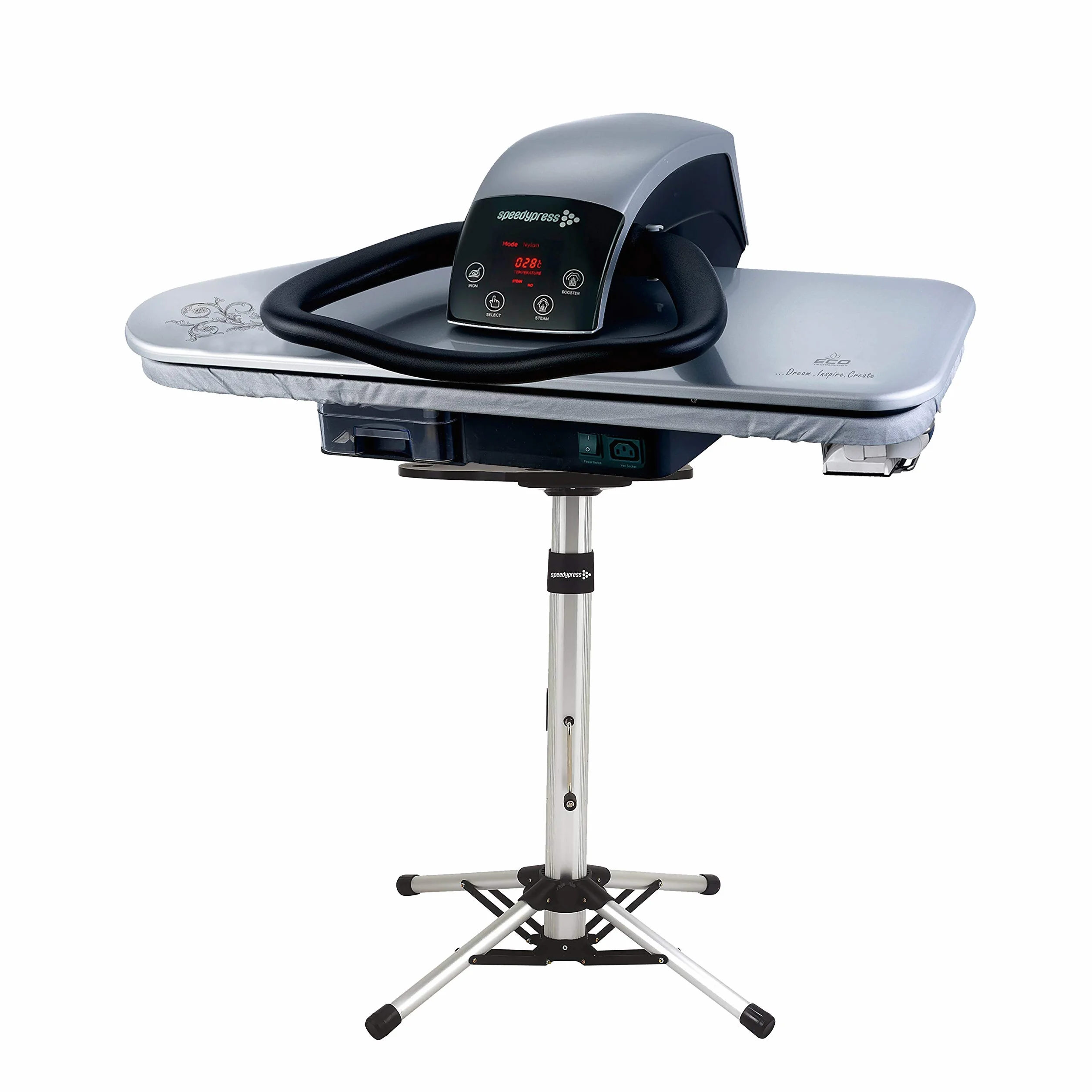 Speedypress - Supporto per presse professionali 71HD, 81HD, 91HD e 101HD, colore: Argento/Nero