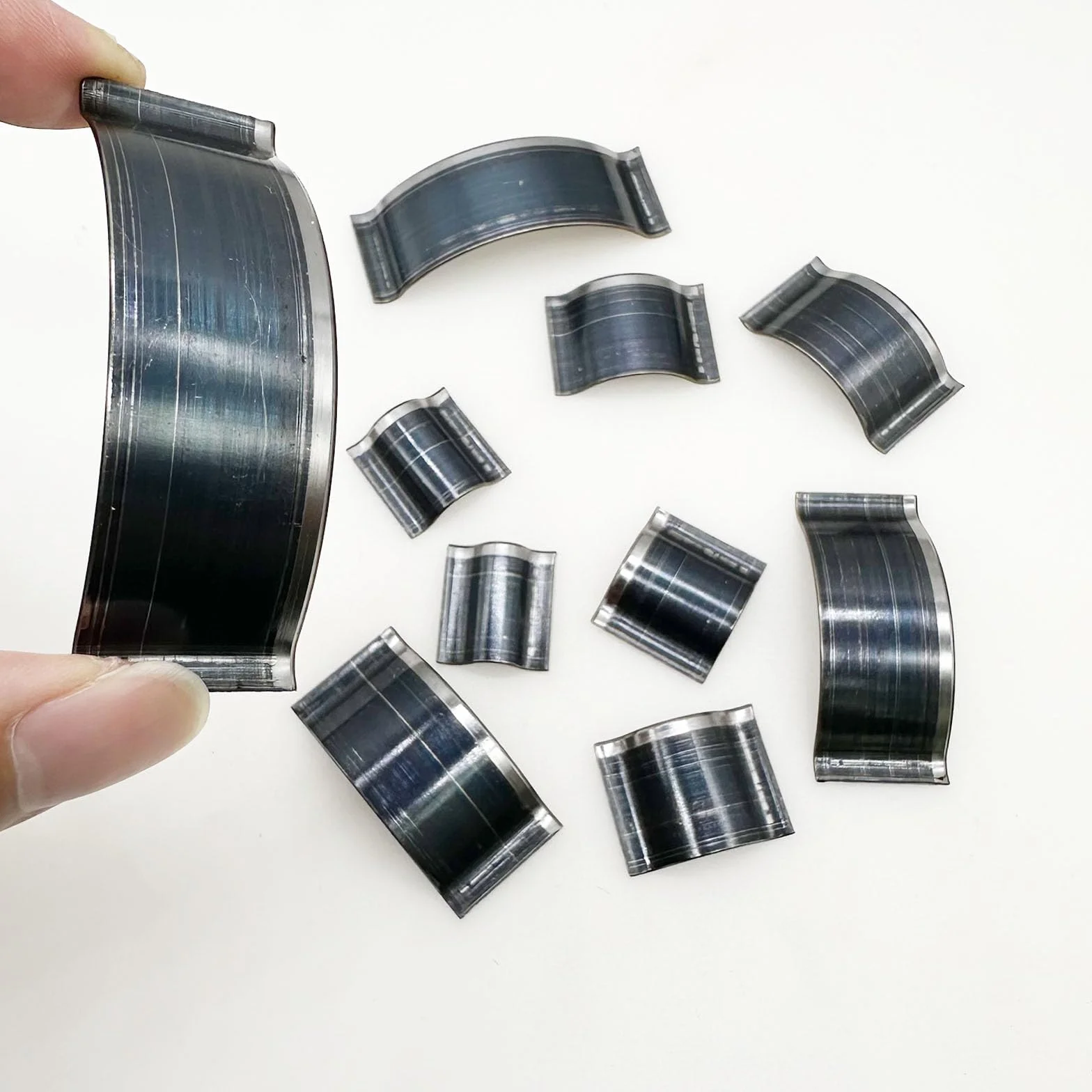 Set di Fustelle per Taglio in Pelle, 10 Forma Strumento per La Punzonatura Degli Angoli Della Pelle, Pelle Perforatrice in Acciaio per Taglierine per Artigianato in Pelle