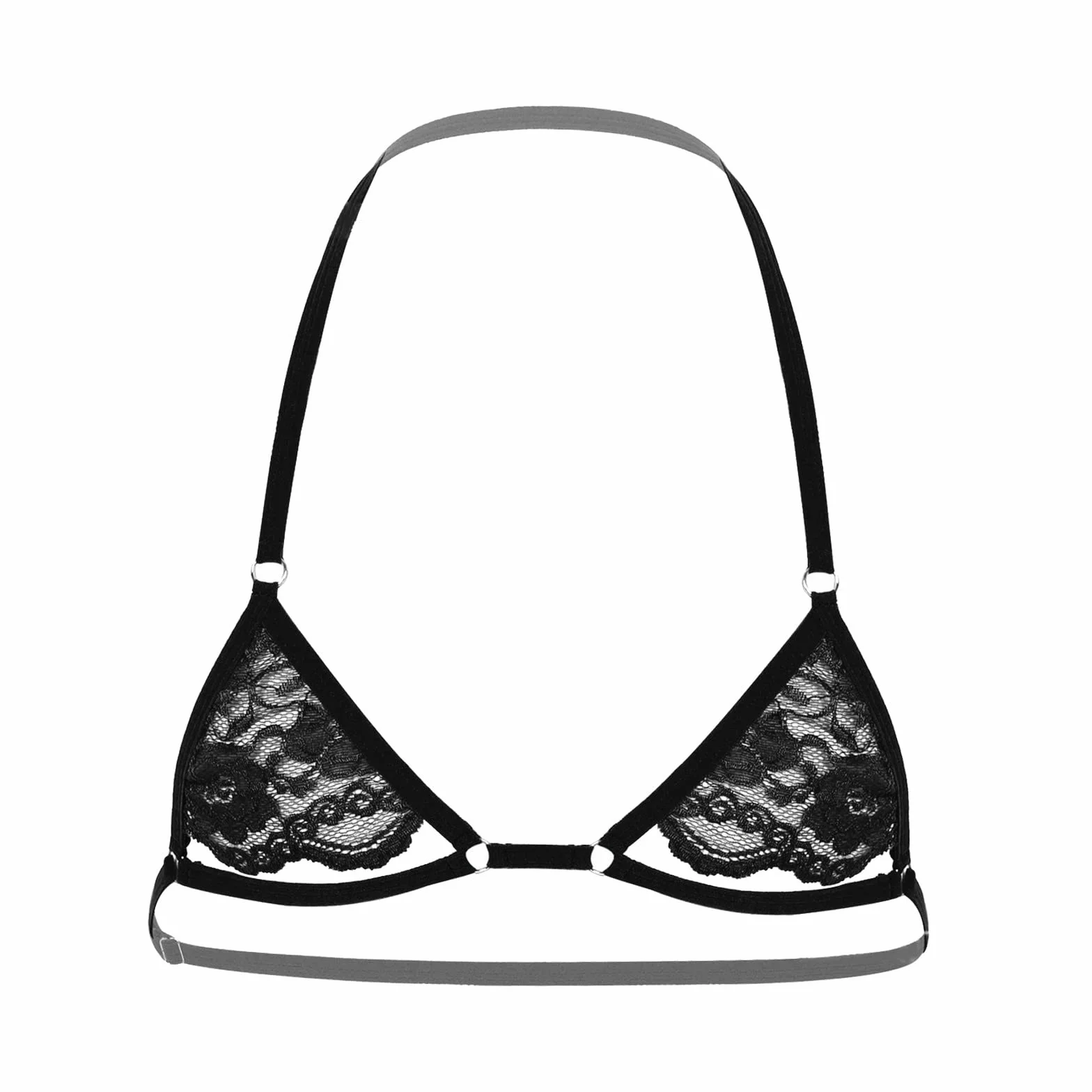 Sissy, biancheria intima da uomo, in pizzo, in raso, reggiseno a G, per uomo, biancheria intima seducente, trasparente, con reggiseno in pizzo, reggiseno da notte