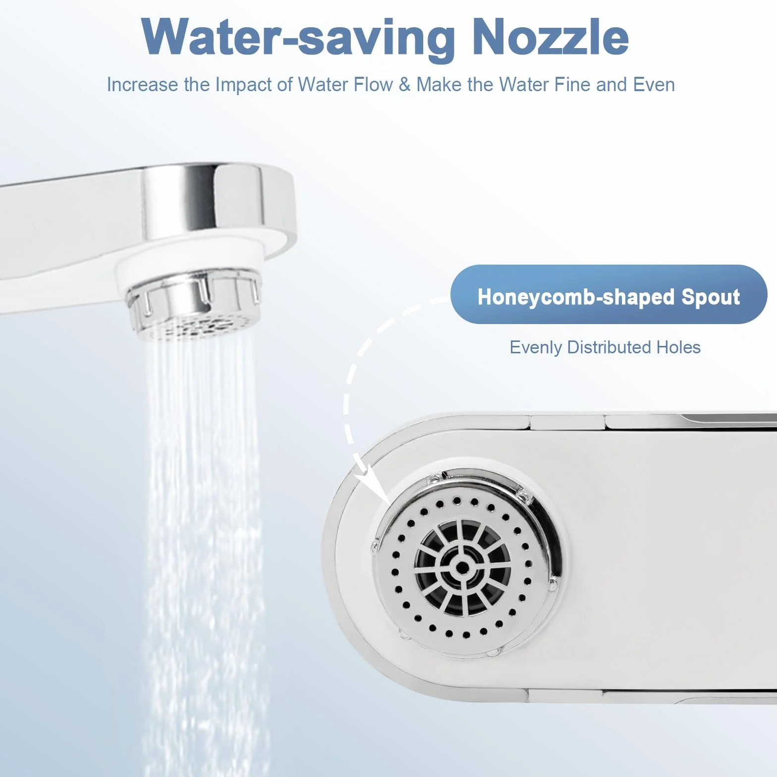Treeisland Riscaldatore di Acqua Istantaneo 220V 3300 W Rubinetto Elettrico da Cucina