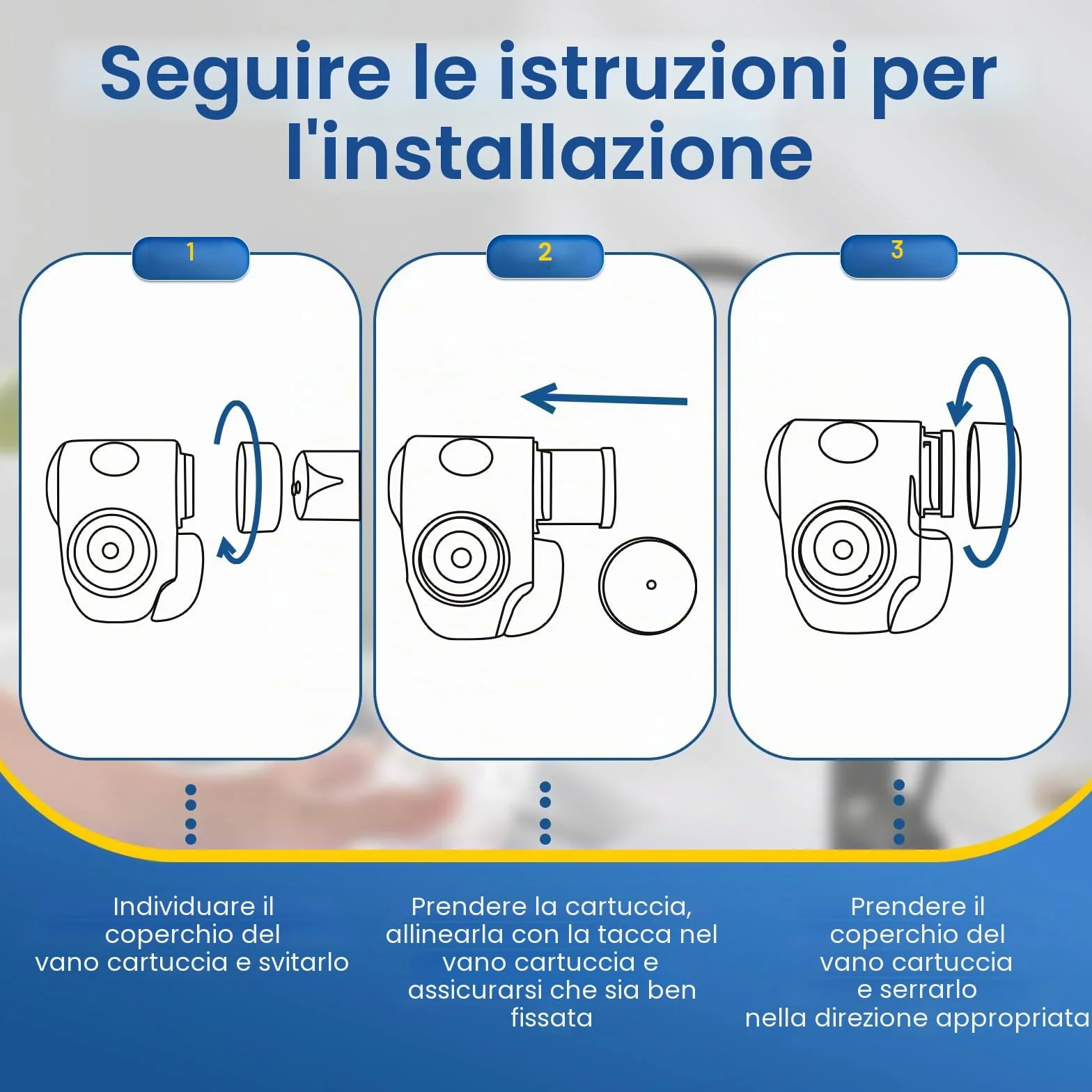 Brita On Tap Pro V-MF Filtro Acqua Rubinetto 600L Confezione 4 Pezzi Filtri