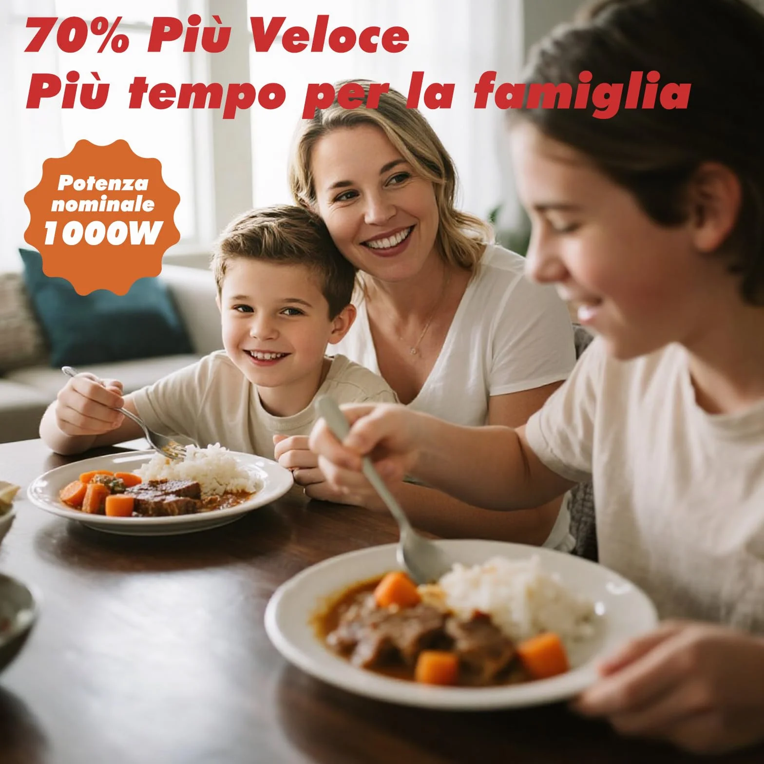 Aigostar Panda Pentola a Pressione Multifunzione 5,5 litri 1000 W 14 Funzioni