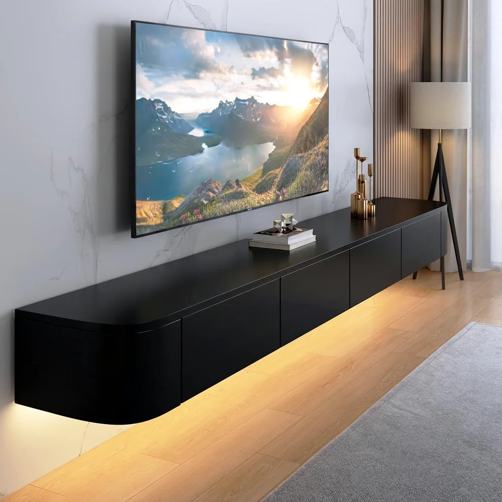 Mobile TV Sospeso,120-240cm Tavolo per TV Moderno,Mobile Porta Televisore,Adatto per il Soggiorno e la Camera da Letto(160CM)