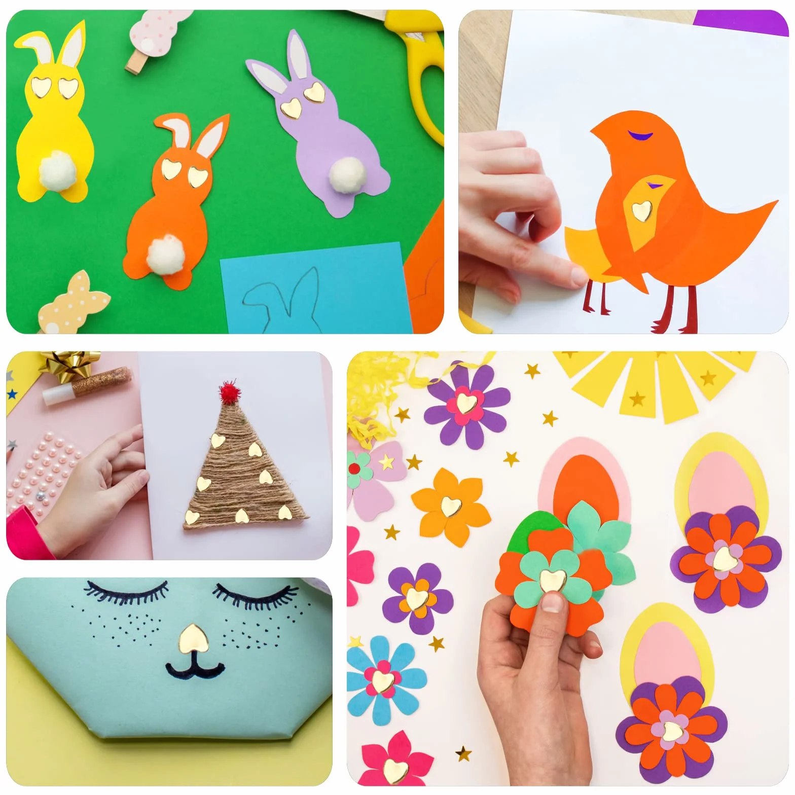 200 Pezzi Fermacampioni a Forma di Cuore in Metallo per Scrapbooking Decorazioni DIY