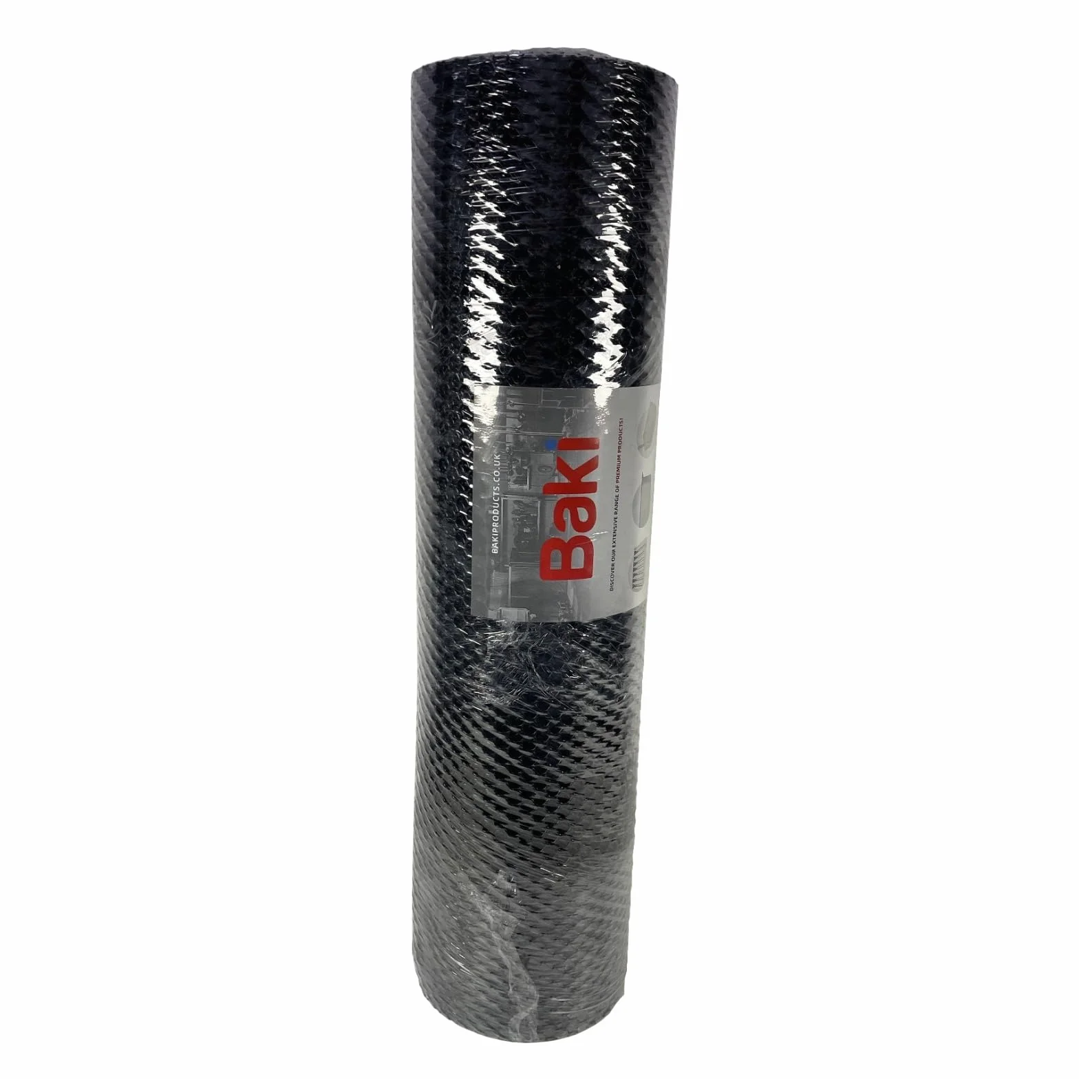 Baki Rivestimento per mensole da bar in rete di vetro 60 cm x 10 m nero