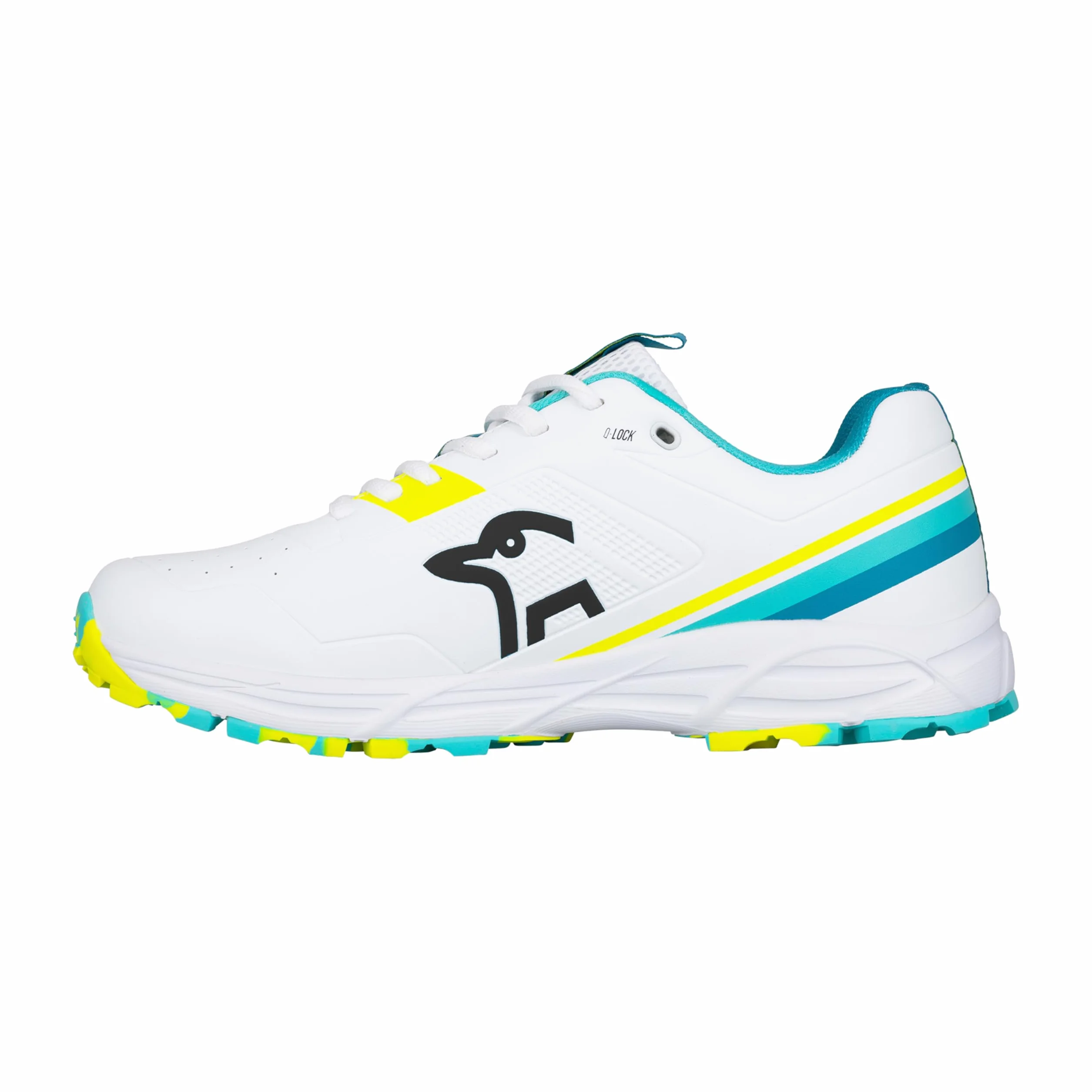Scarpa da Cricket Kookaburra KC 3.0 con Suola in Gomma - Acqua/Giallo