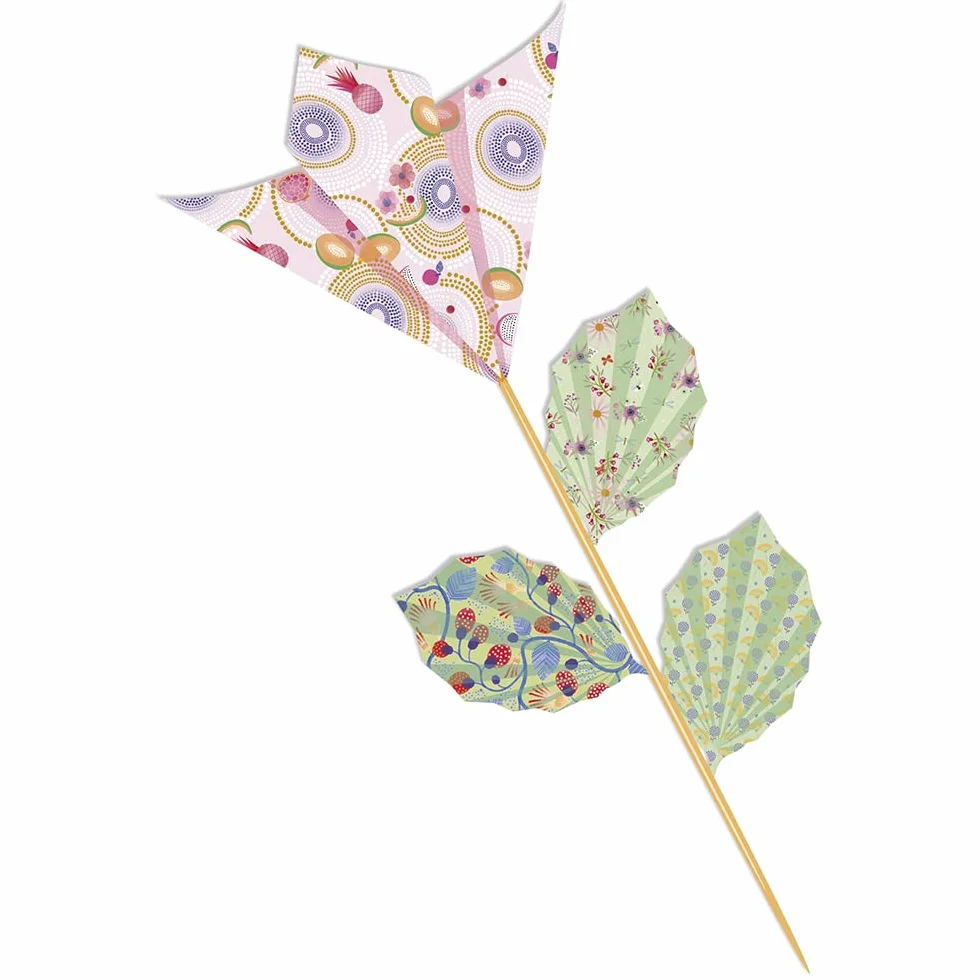 Janod J07887 Origami Decoracje Kreatywne Zestaw dla Dzieci od 10 lat Multikolor