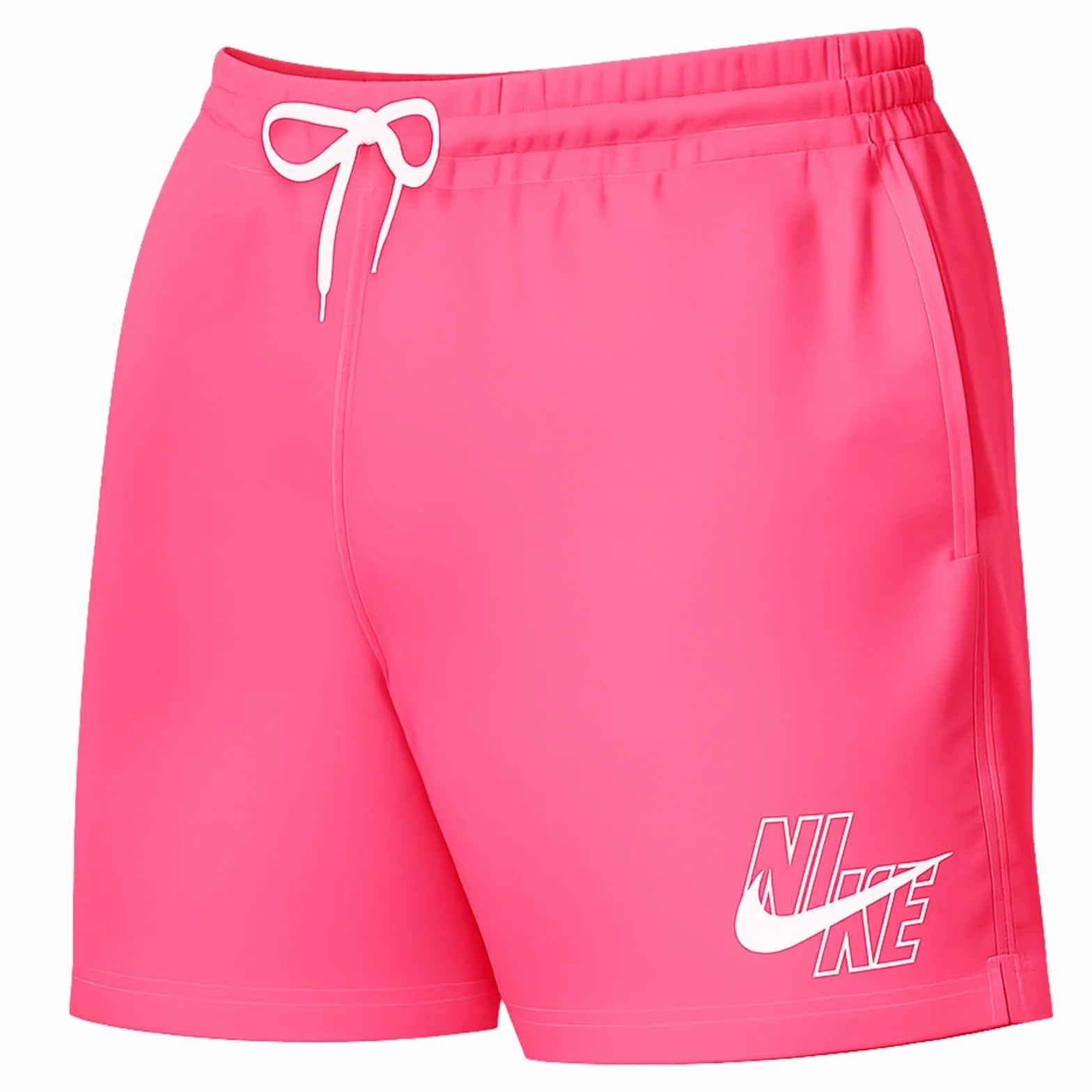 Nike Nike Swim Breaker Swim Logo 5" Volley Short Pink Glow Swim Trunks Unisex - Adulto