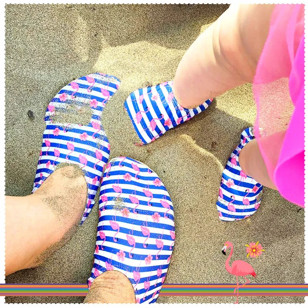 Slipstop Scarpe da spiaggia antiscivolo bambini balletto vacanze yoga piscina multicolore