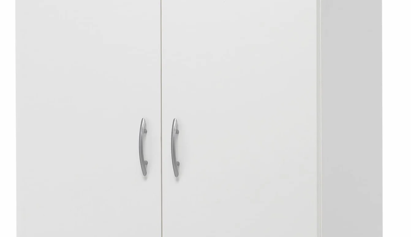 AVANTI TRENDSTORE Talento Scarpiera in legno laminato 2 ante 5 ripiani 70x176x34 cm Bianco