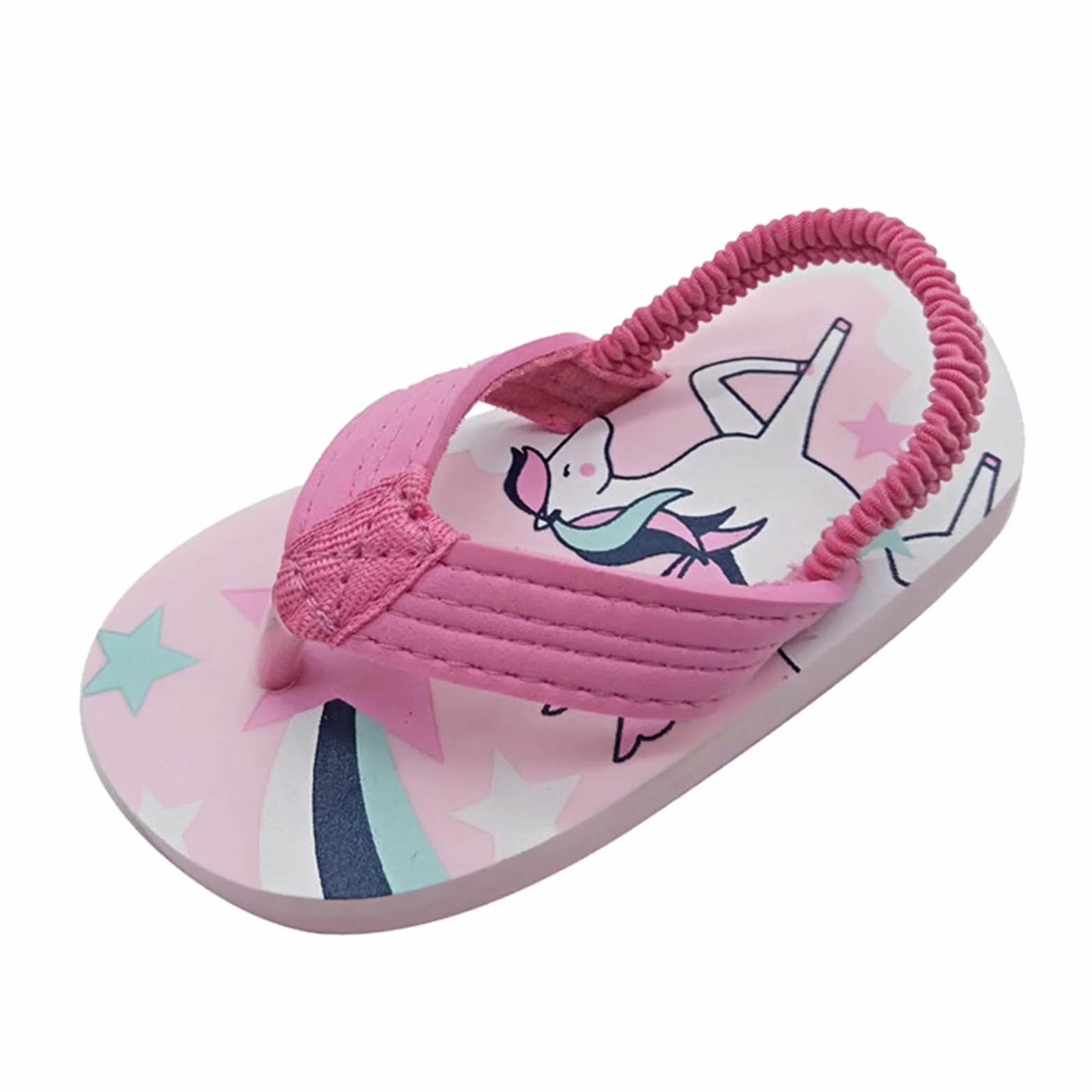 Infradito per Bambini Flip Flops per Ragazze e Ragazzi Sandali Estive Antiscivolo Pantofole da Piscina Banda Elastica Leggere Ciabatte Infradito con Cinturino Posteriore Spiaggia e Piscina Sandali
