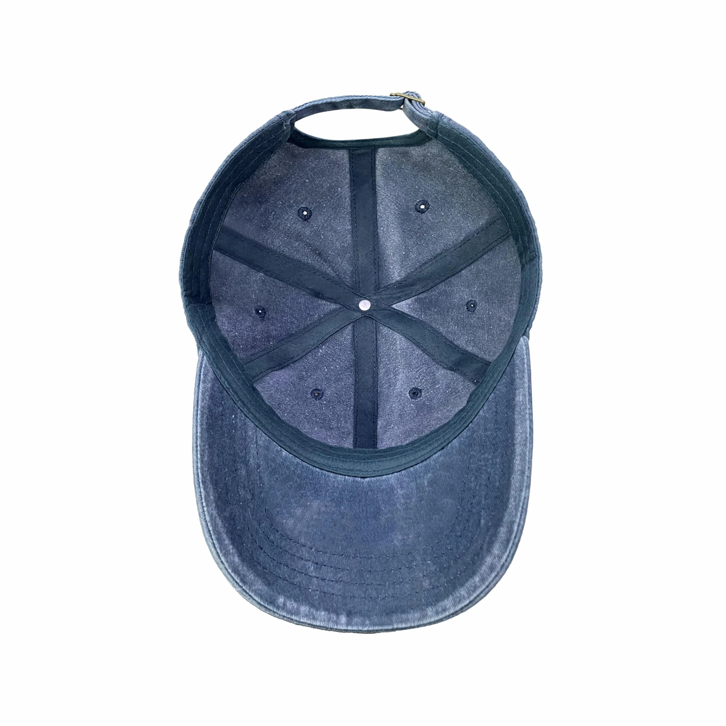 Cappellino da Baseball Unisex 100% Cotone Vintage Lavato Berretto Regolabile Visiera Curva