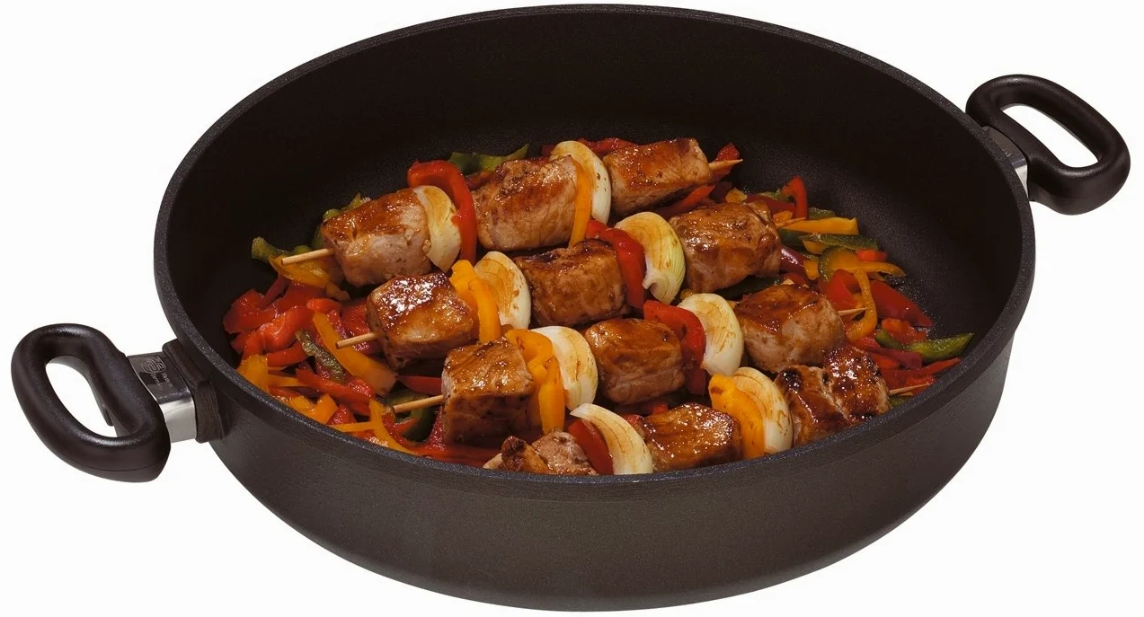 AMT 832 - Forno olandese in alluminio pressofuso, diametro 32 cm, altezza 8 cm