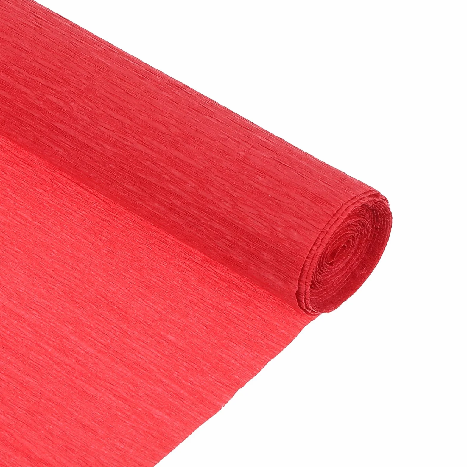 Rotolo di Carta Crespa 8,2 Piedi x 10" Rosso per Decorazioni Matrimonio e Festival
