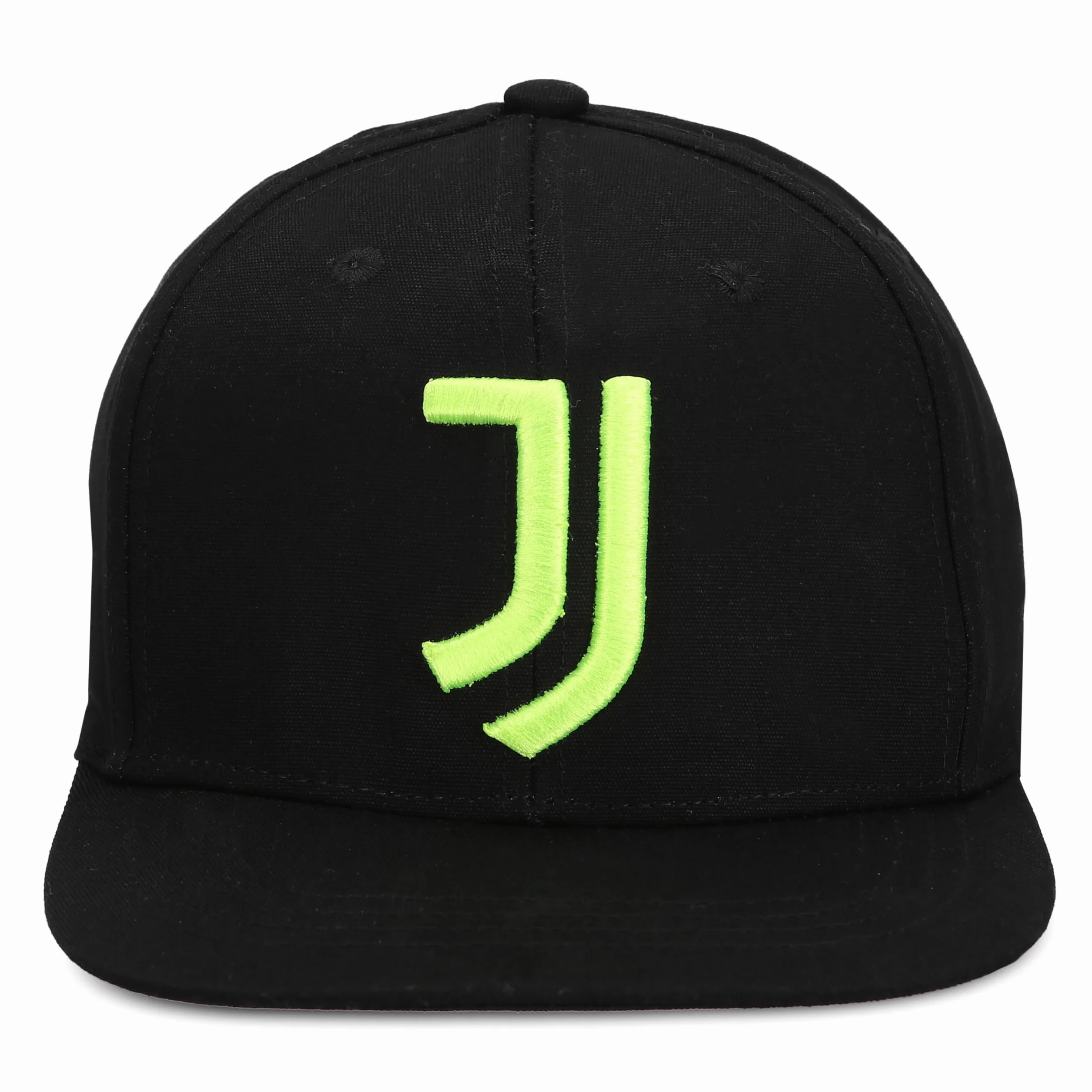 Juventus Cappellino Icon Visiera Logo Ufficiale Nero Ragazzo