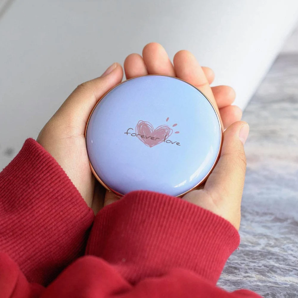 RajoNN Scaldamani Portatili Ricaricabili, Scolorimento al Riscaldamento 3600mAh Scaldamani Elettrico Portatile Tascabile Power Bank, I Migliori Regali Invernali Scaldamani