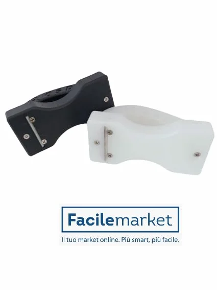 Raschietto per Taglieri in Polietilene Facilemarket Bianco