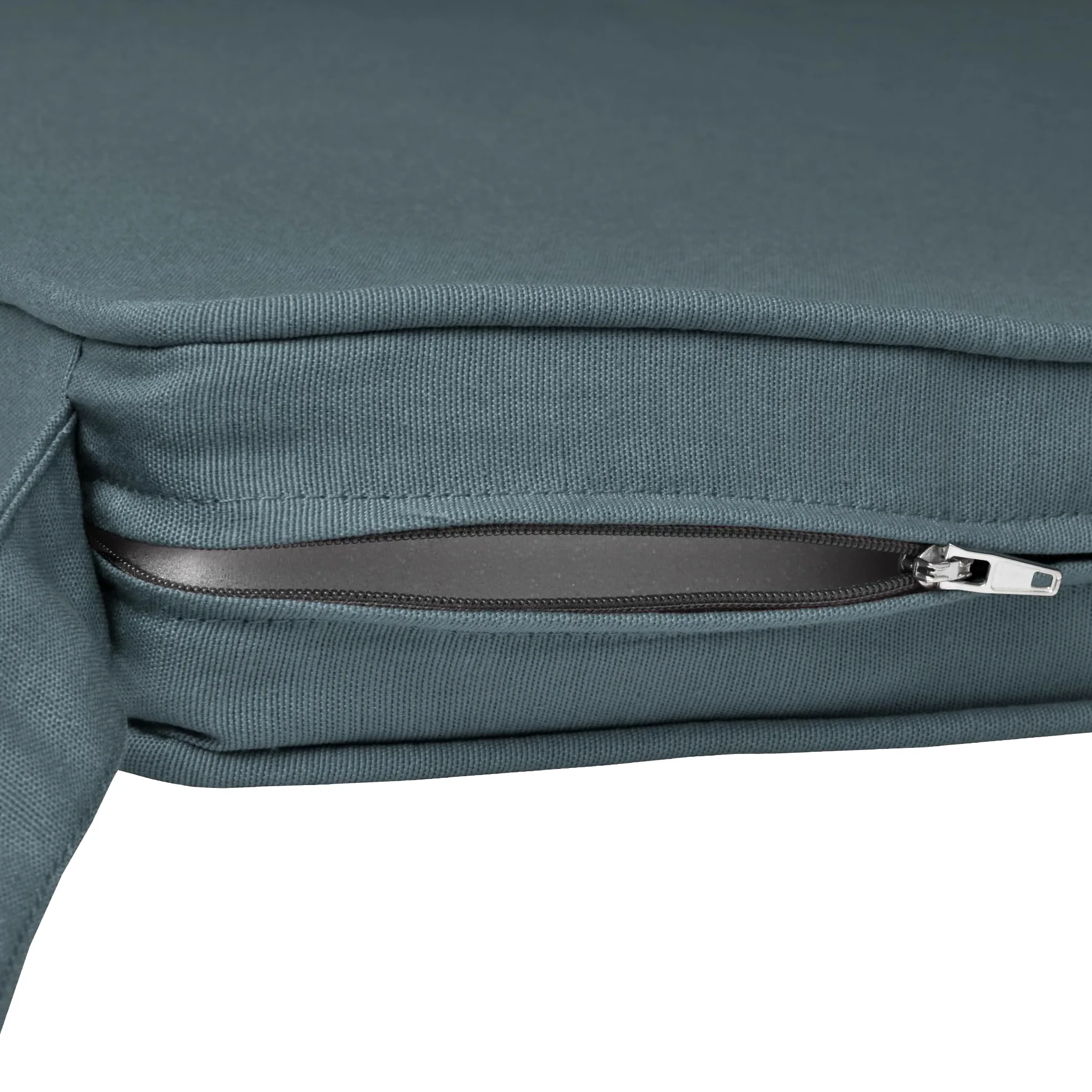 Beautissu Cuscini per sedie in Set da 6 unità Loft SK 45x40x5 cm - Comodi e Resistenti - con Pratico Laccio - Blu-Grigio