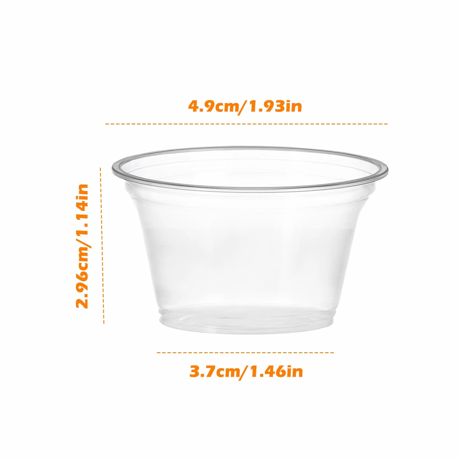 Bicchieri da liquore in plastica trasparente 3 cl 30 ml riutilizzabili 300 pezzi per feste Natale