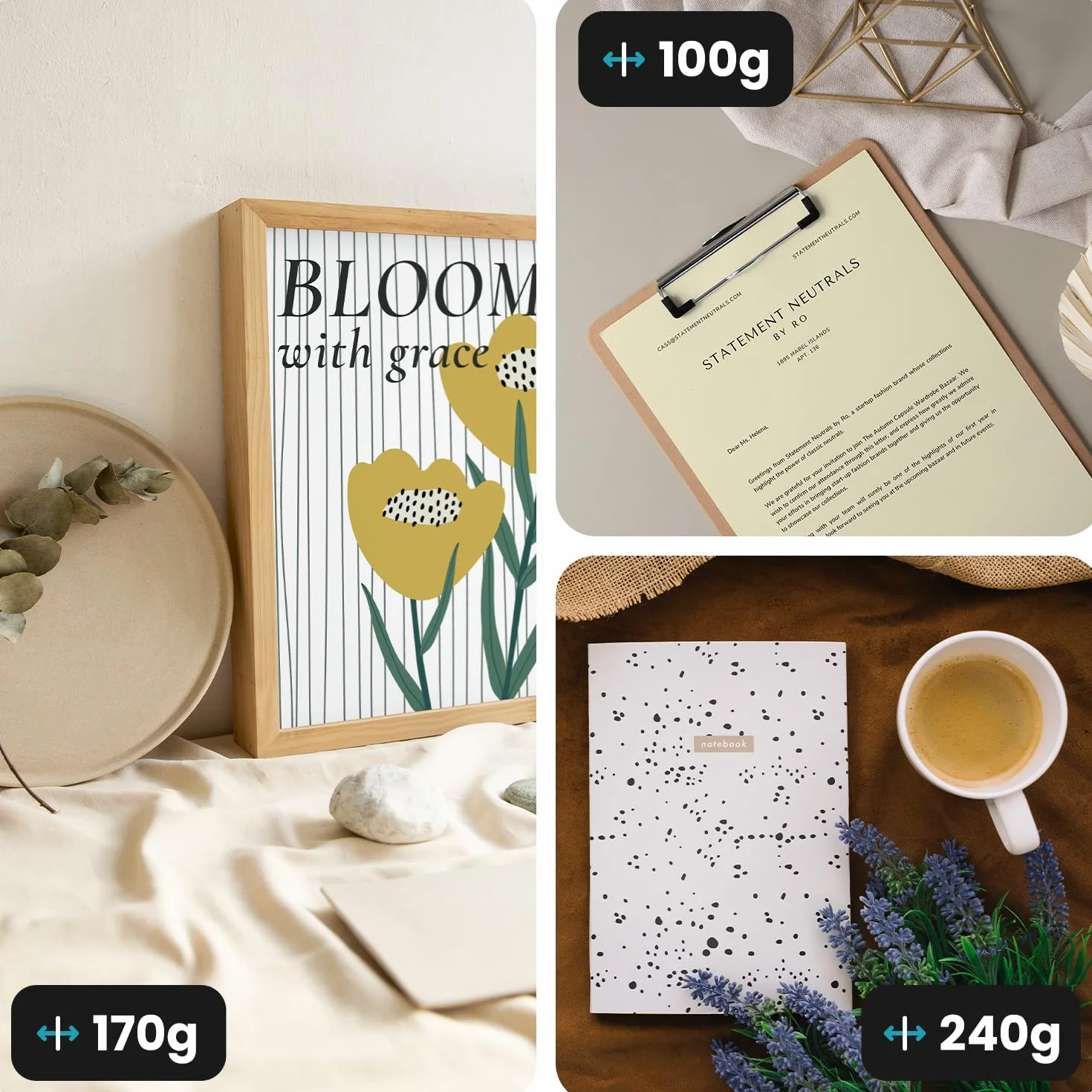 Lessebo Ivory Netuno 100x A4 21x29,7 cm 170g cartoncino avorio carta ecologica per stampa libri
