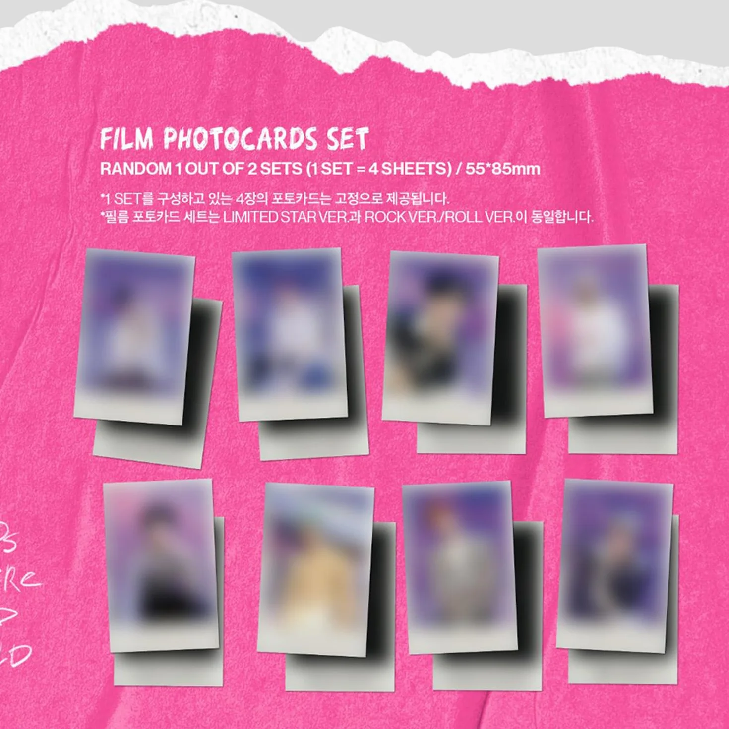 Stray Kids - -Rock-STAR (Strandard - Random Ver.) Photobook + CD-R + Photocard + Panorama Mini Poster + Unit Photocard + Sticker + 2 Pin Badges + 5 Extra Photocards