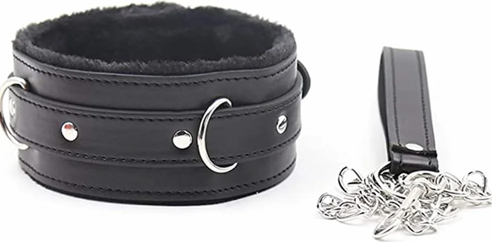 Collare donna in pelle moda