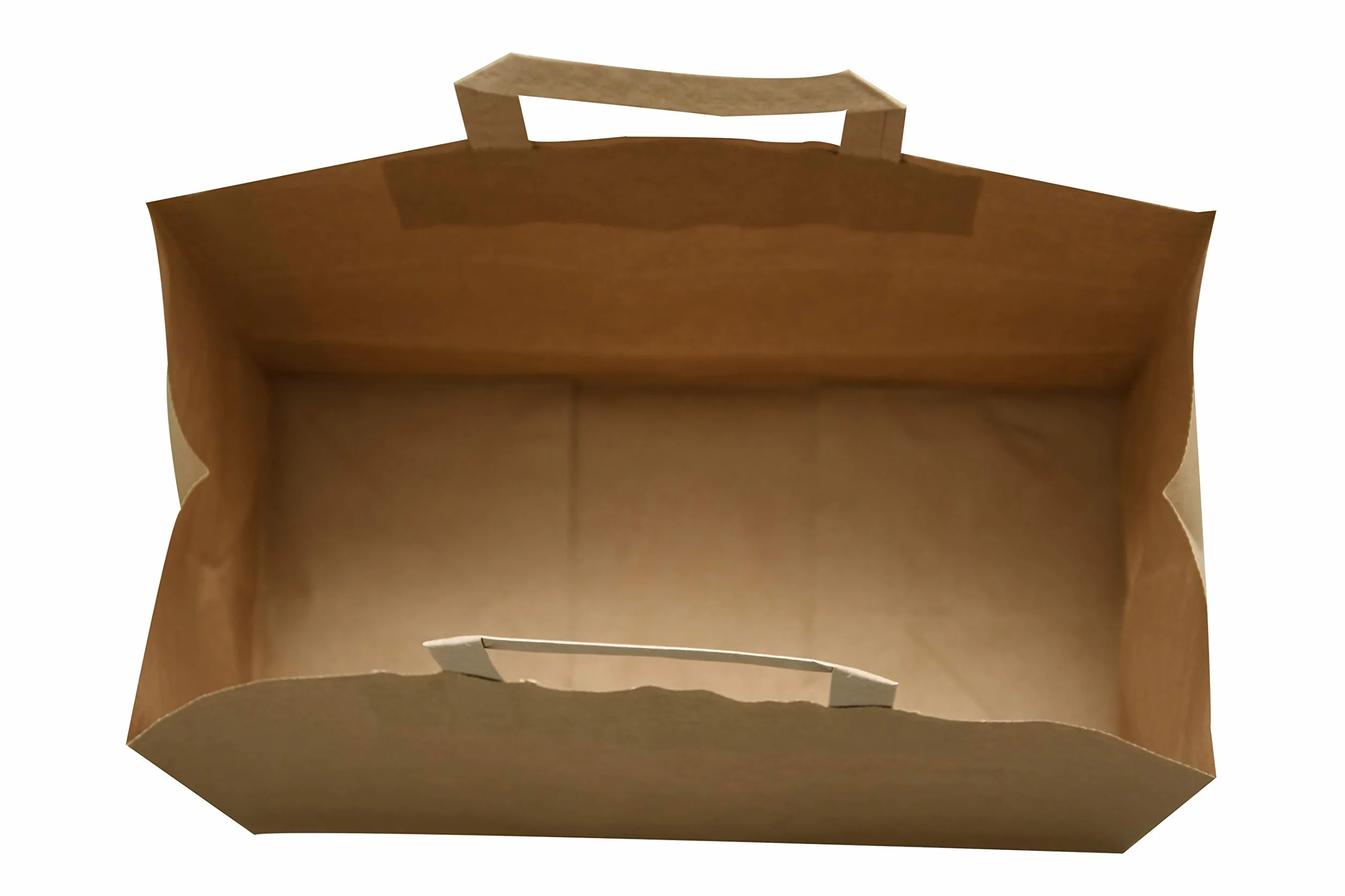 Shopper Kraft con fondo quadro Avana 27+17x29 cm 50 pz