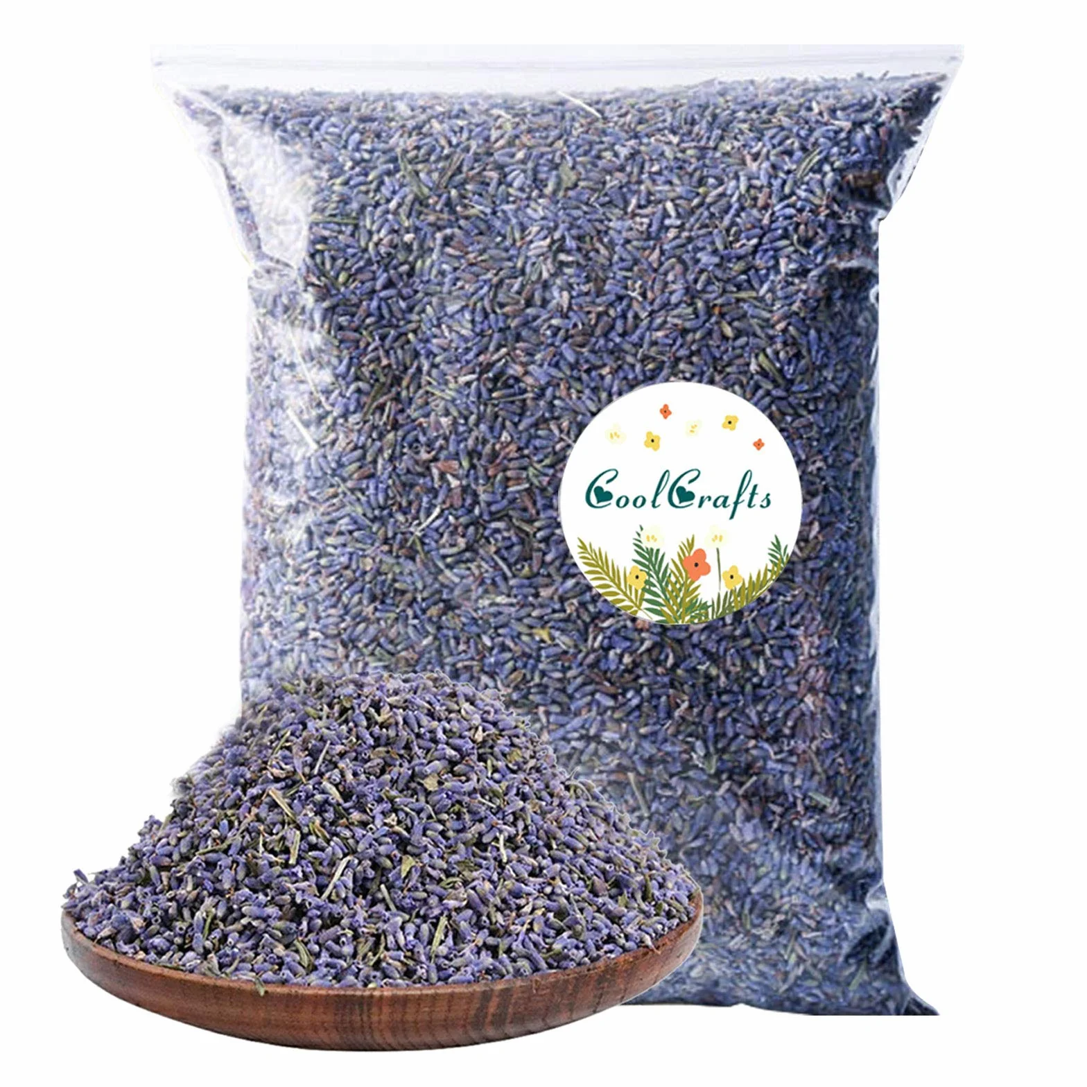 Fiori di Lavanda Boccioli Lavanda Essiccata per Sapone, Sacchetti Profumati, Matrimonio, 225g