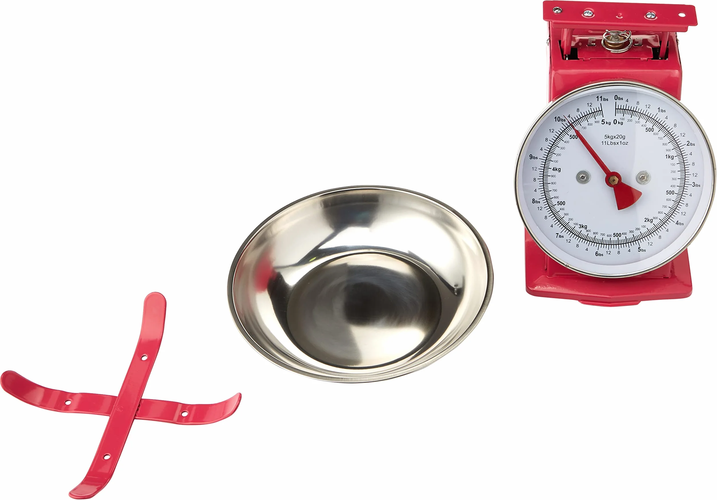 PREMIER Housewares 0807083 Bilancia da Cucina, Acciaio Inossidabile, 5 kg, Rosa
