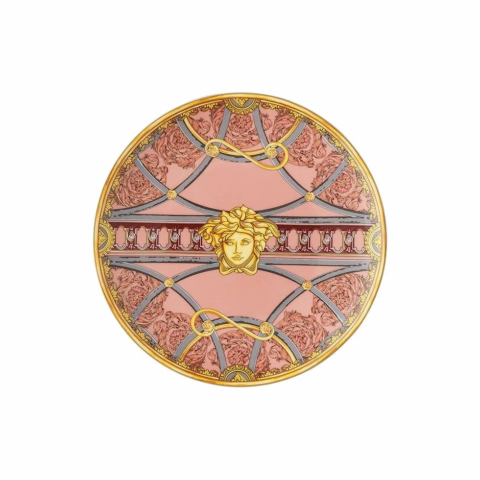 Versace SCALA DEL PALAZZO - ROSA -PIATTINO 17 CM