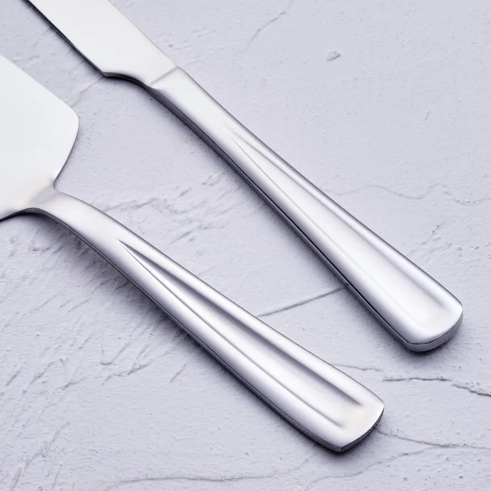 Set di coltelli e server per torte in acciaio inox GoGeiLi