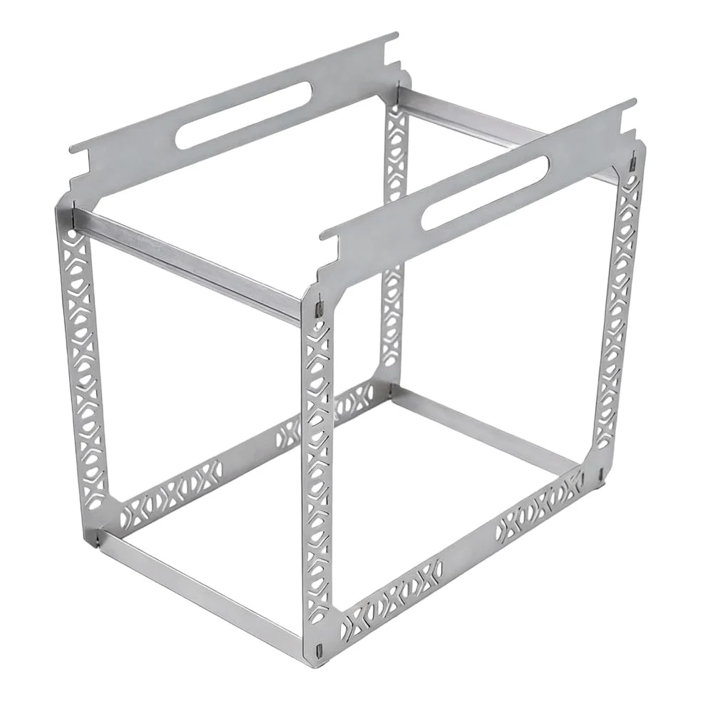 Cestello di drenaggio in acciaio inox da appendere per tavolo IGT, mensola rimovibile da cucina per campeggio, grigio, 40 x 25 x 36 cm