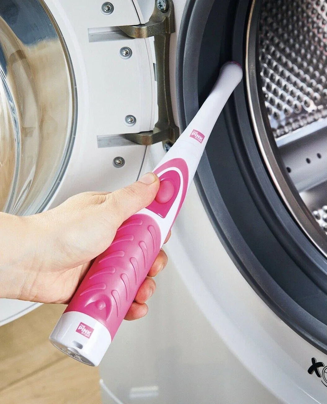 Har London Fashion, Kit per pulizie The Miracle Scrubber, con 2 barattoli di pasta detergente The Pink Stuff Star Drops e spazzola elettrica e 4 testine di pulizia