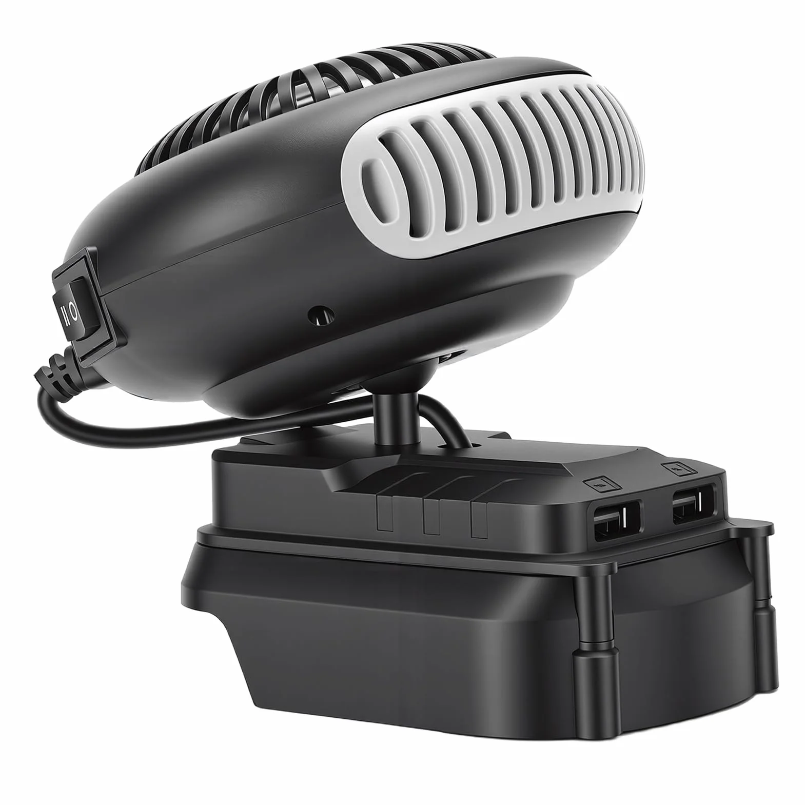 Focket Riscaldatore Alimentato a Batteria 170 W Senza Fili a Basso Rumore 2 Impostazioni USB Doppie Porte