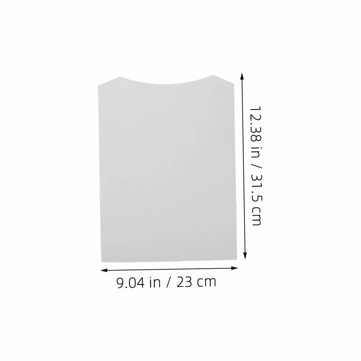 PRETYZOOM 100 Pezzi Inserti per Magliette Forme Pieghevoli Imballaggio Organizzazione Abbigliamento Antirughe