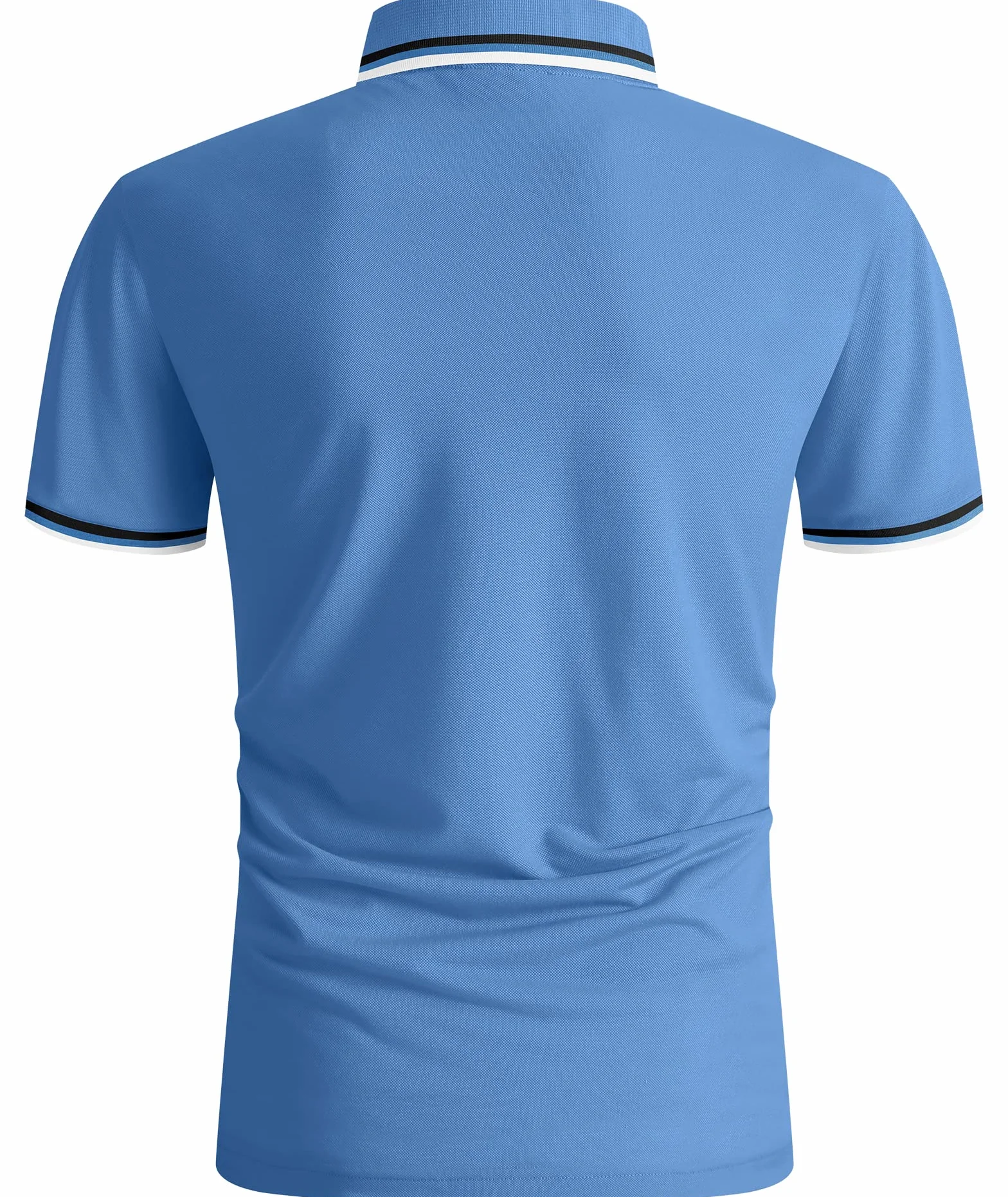 Geeksport Polo Uomo Manica Corta Outdoor Casual Asciugatura Rapida Sportiva Traspirante Golf T-Shirt