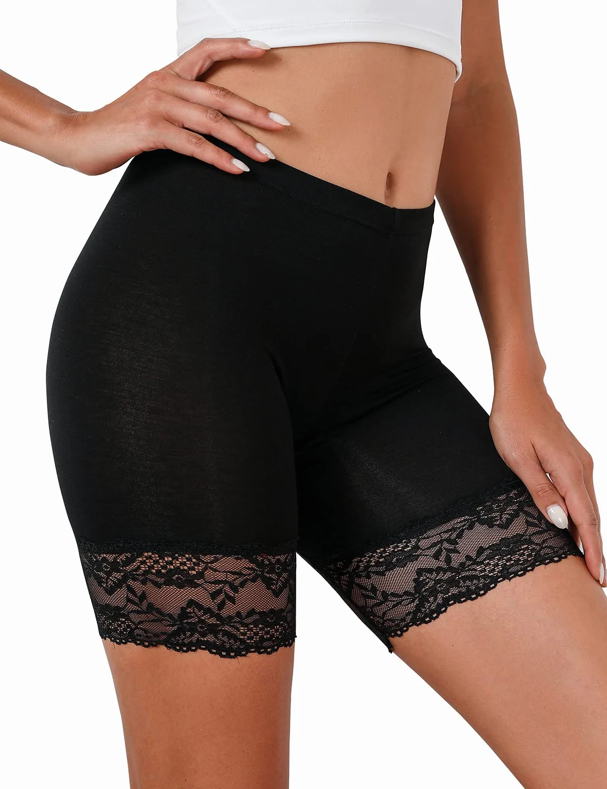 Tuopuda Pantaloncini Sottogonna Donne Estivi Fasce Antisfregamento Cosce Culotte Leggings Corti Sportivi Mutande Shorts Slipshort Elasticizzato Intimo Pantaloncini sotto Vestiti