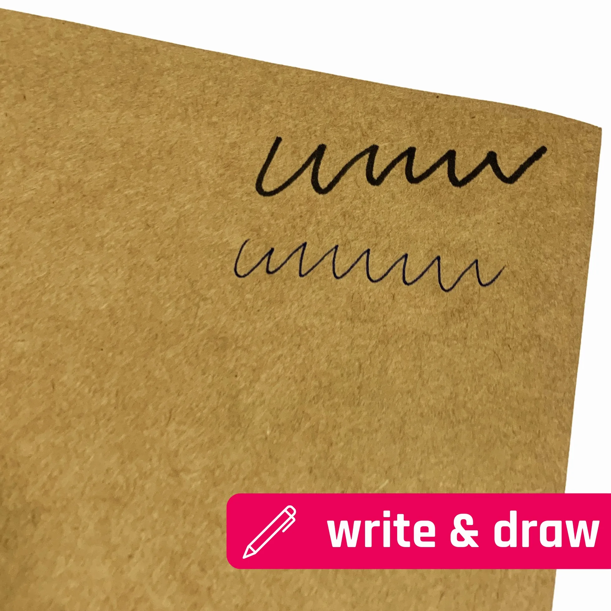 50 fogli, Carta Kraft Marrone Cartone A4, 200 g/m²