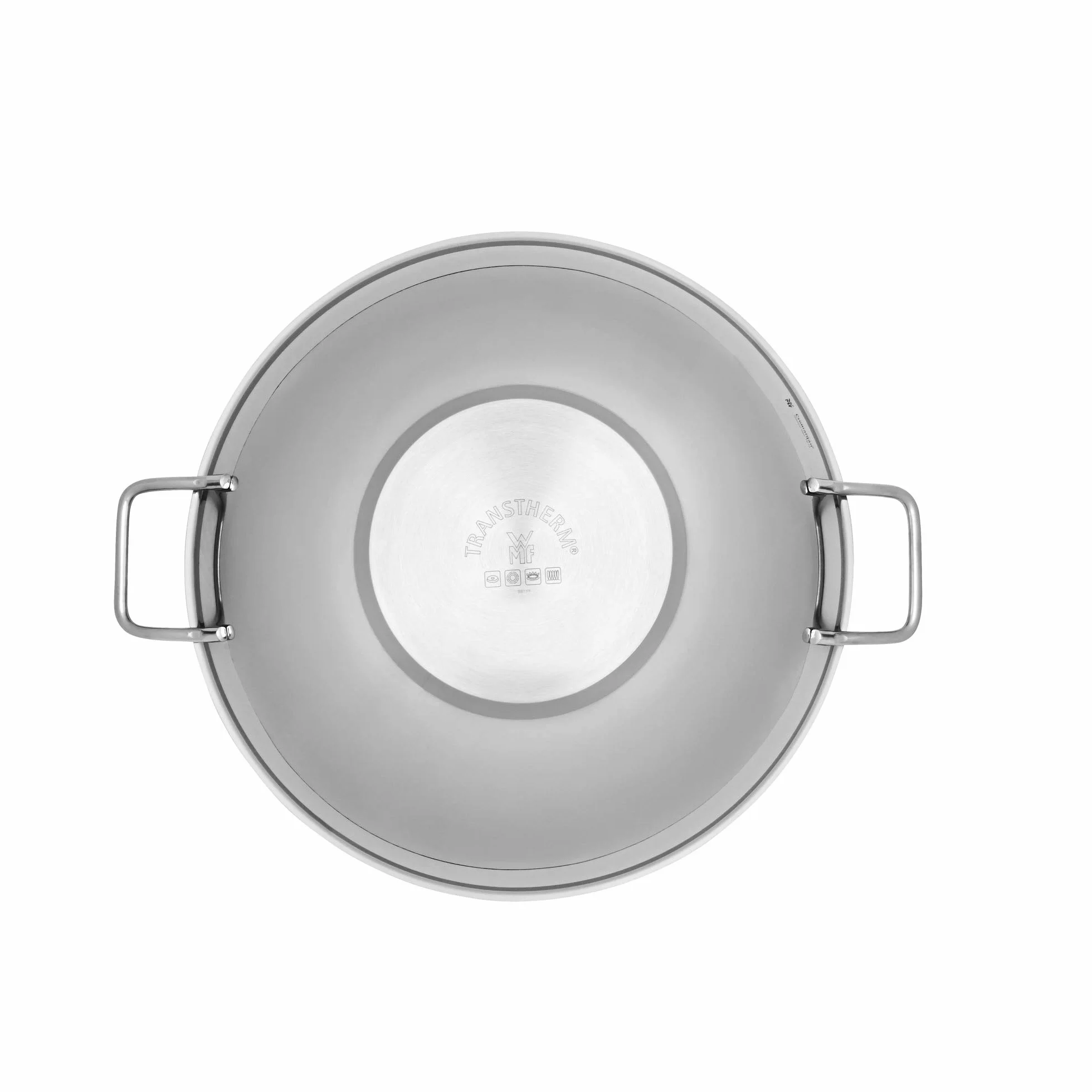 Wmf Macao - Set Wok A Induzione, 2 Pezzi, Padella Wok 36 Cm, Con Coperchio In Vetro, Acciaio Inox Cromargan Lucido Non Rivestito, 40 x 39.5 x 14 cm