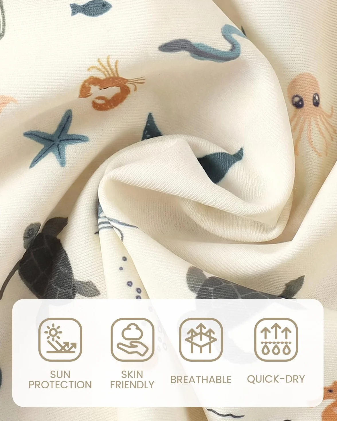 Costume da bagno intero per bambini DivingBirds protezione UV 3 mesi-4 anni