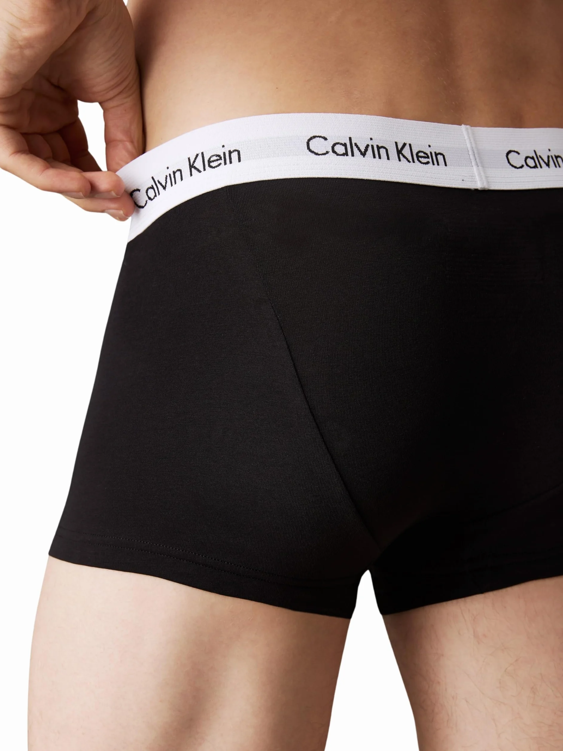 Calvin Klein Boxer Uomo Hüft-Shorts Baumwoll-Unterhosen Stretch 3er Pack XS-XL