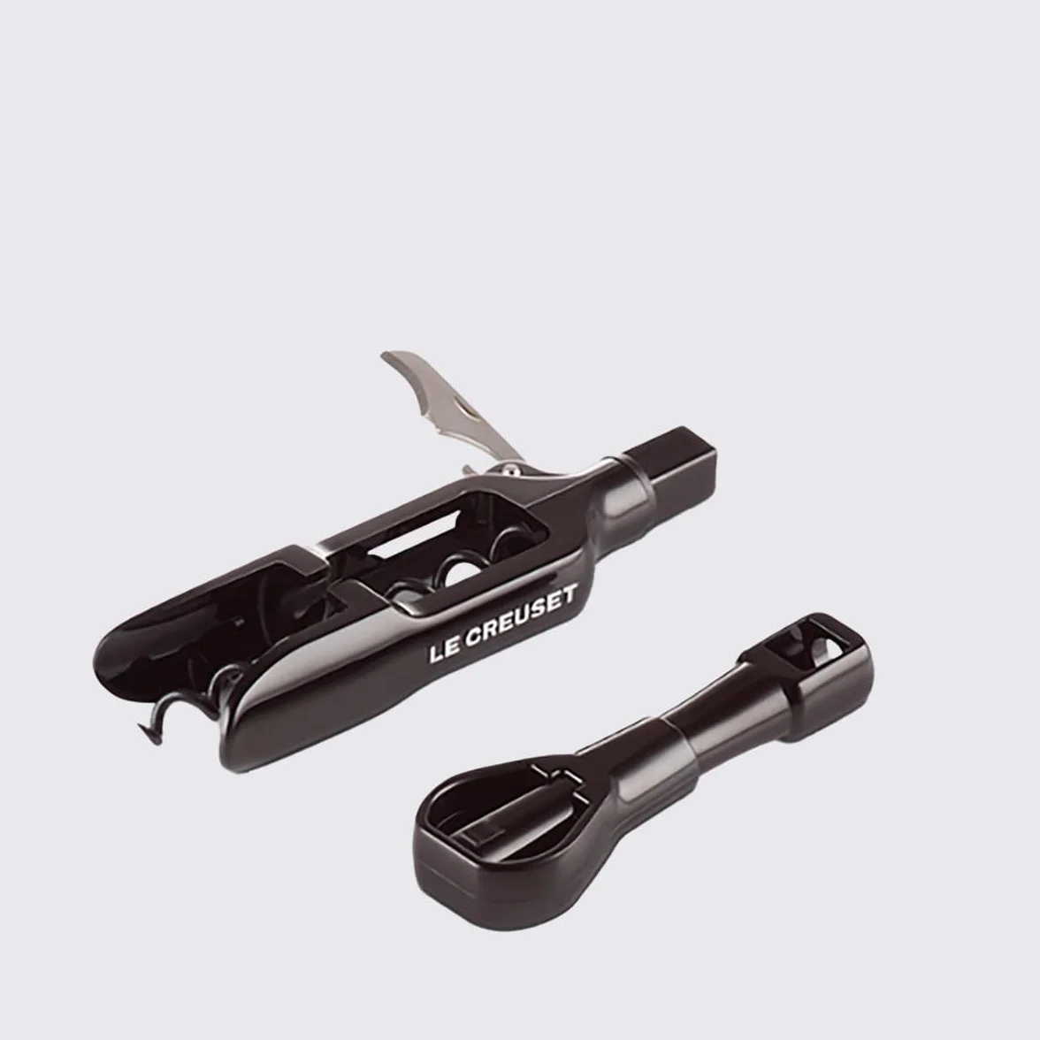 Le Creuset Levatappi Modello tascabile PM-100, Plastica, Nero lucido, 49100001400100
