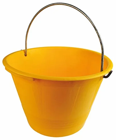 Secchio Per Muratore In Plastica Pesante Con Maniglia Di Presa Laterale.
