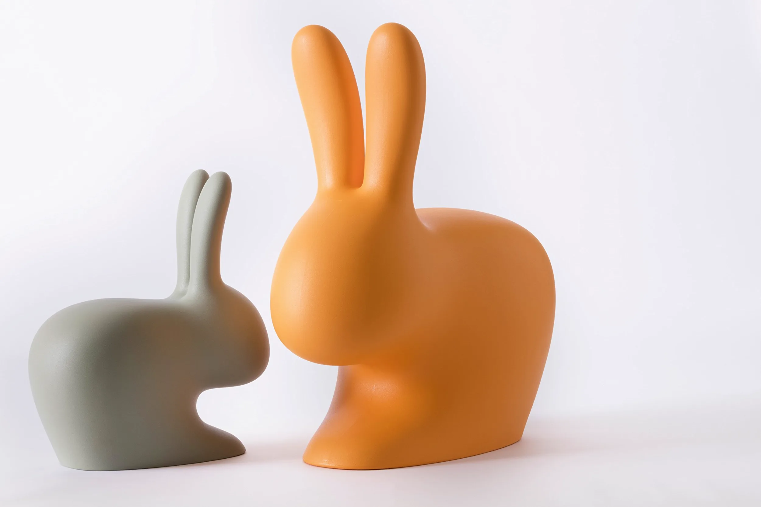 Qeeboo Rabbit Chair Baby by Stefano Giovannoni (Verde Balsamo)
