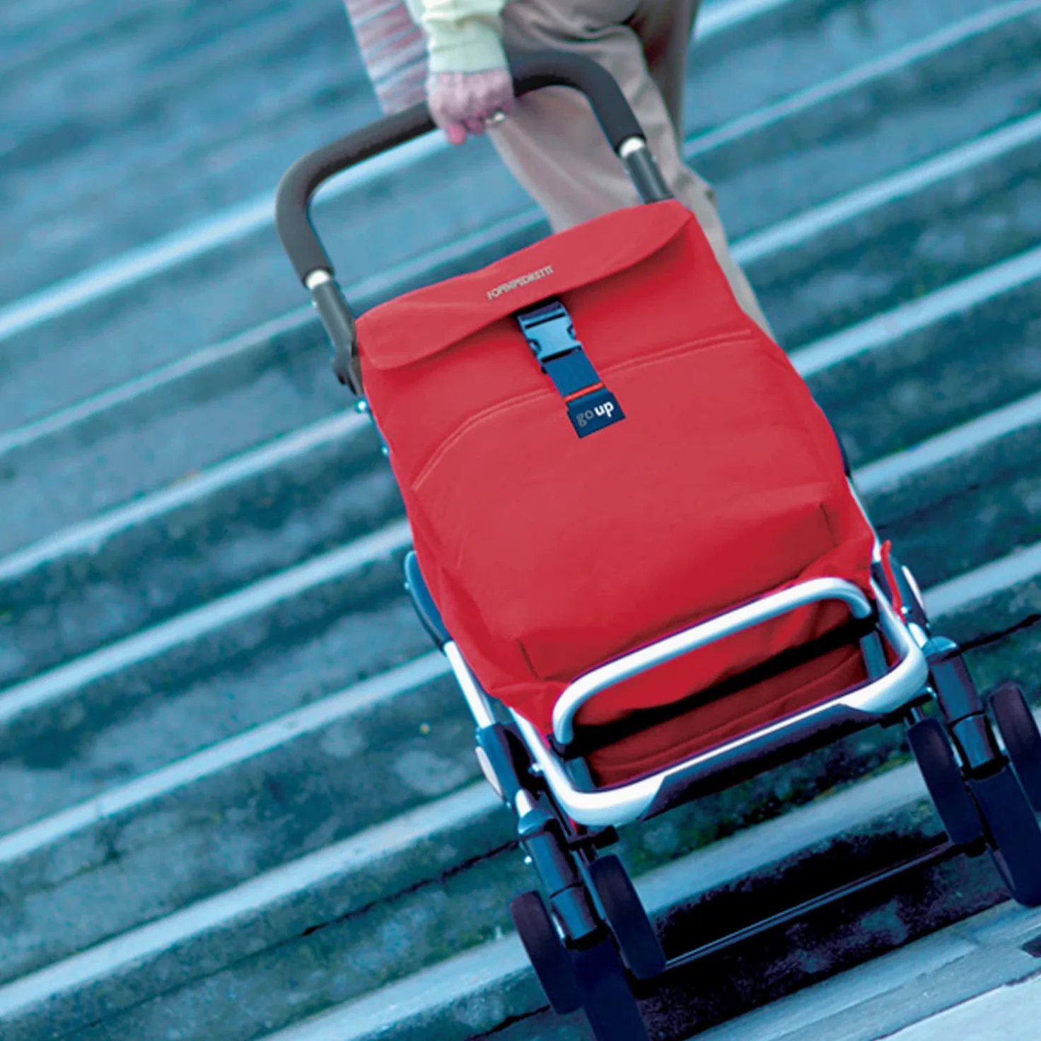 Foppapedretti Carrello Go Up Portaspesa Red
