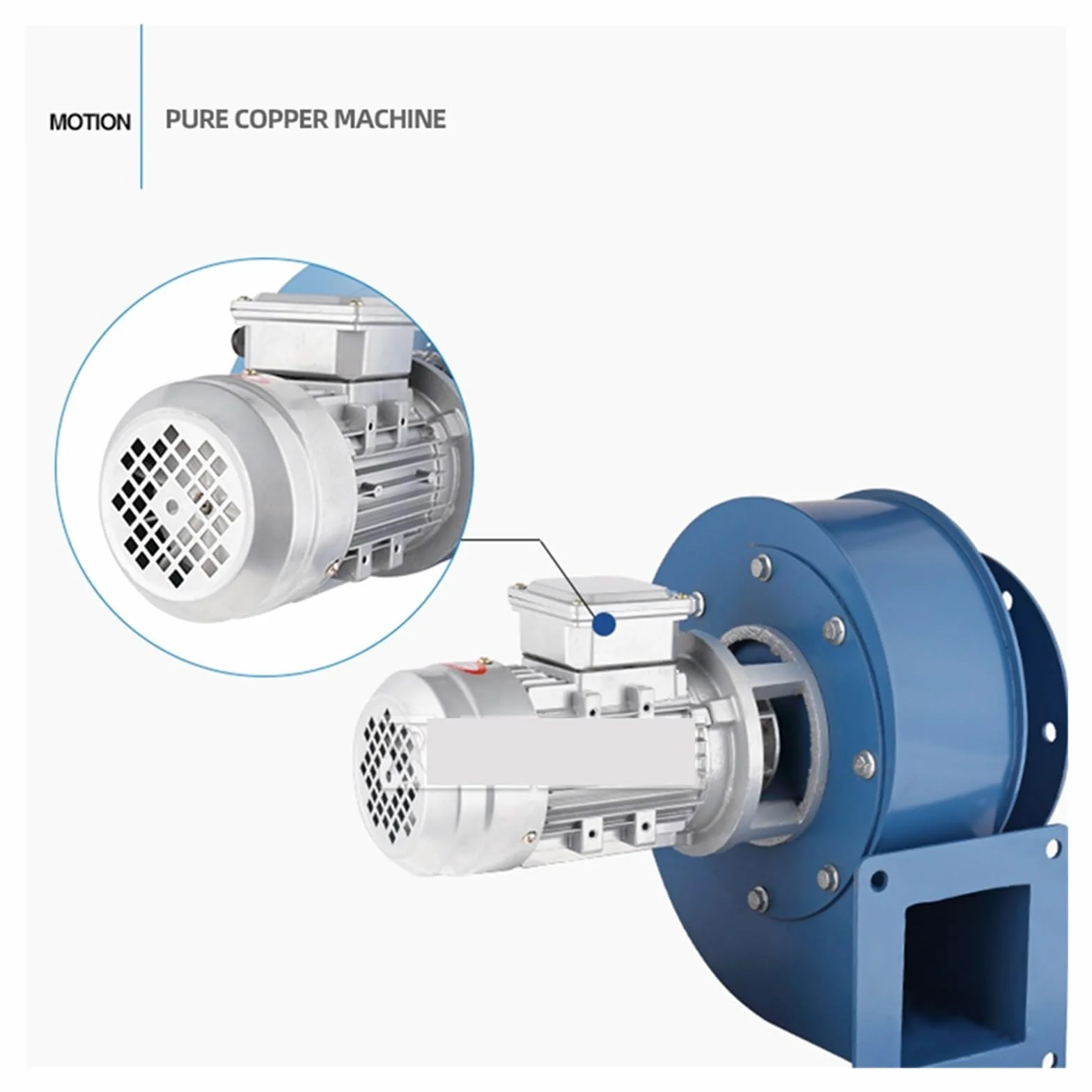 Soffiatore centrifugo Y5-47 Ventilatore a tiraggio indotto for piccola caldaia, Ventilatore centrifugo resistente alle alte temperature for uso domestico Ventilatore di scarico for rimozione polvere i
