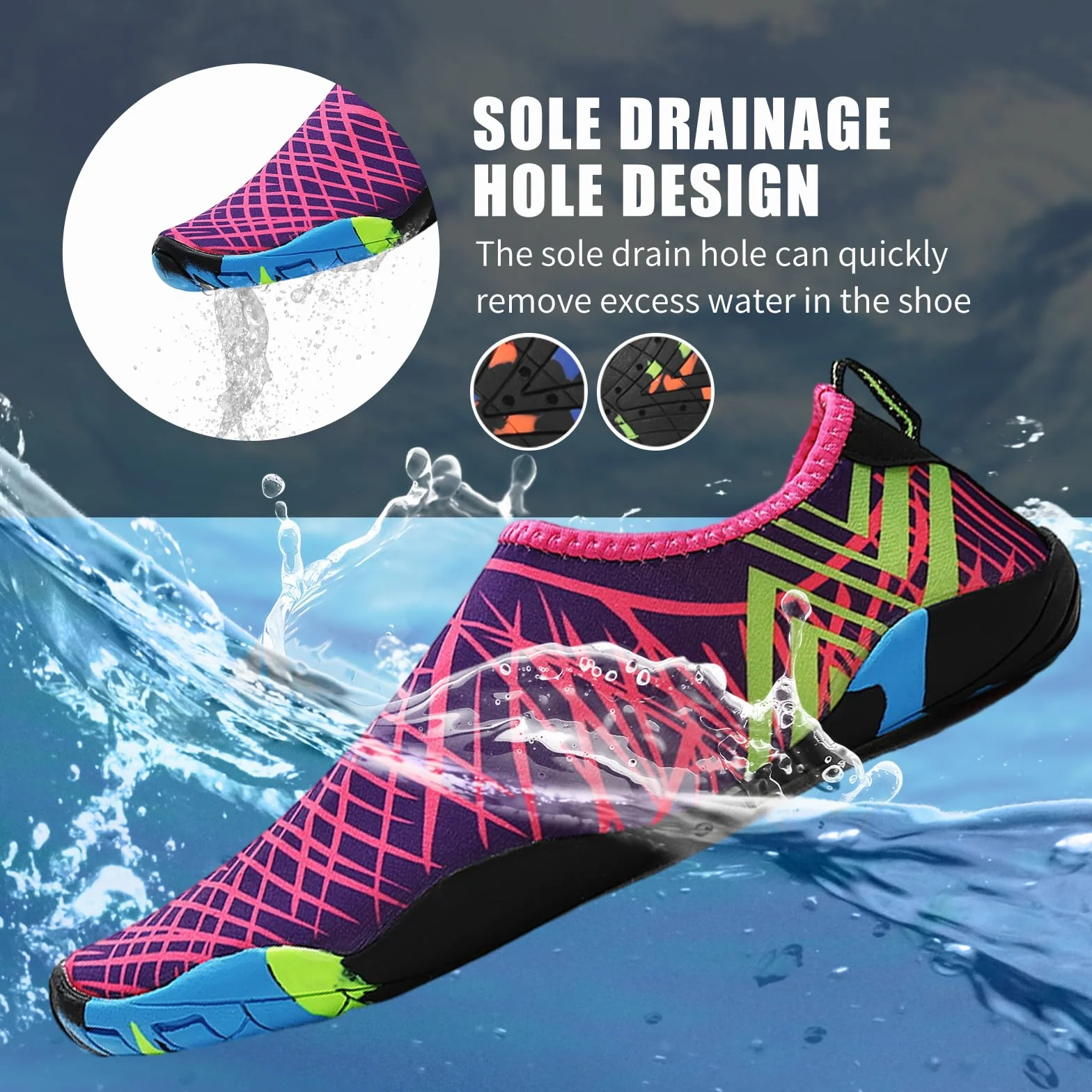 Scarpe da Scoglio Acquatiche da Spiaggia per Nuoto Surf 36-45EU